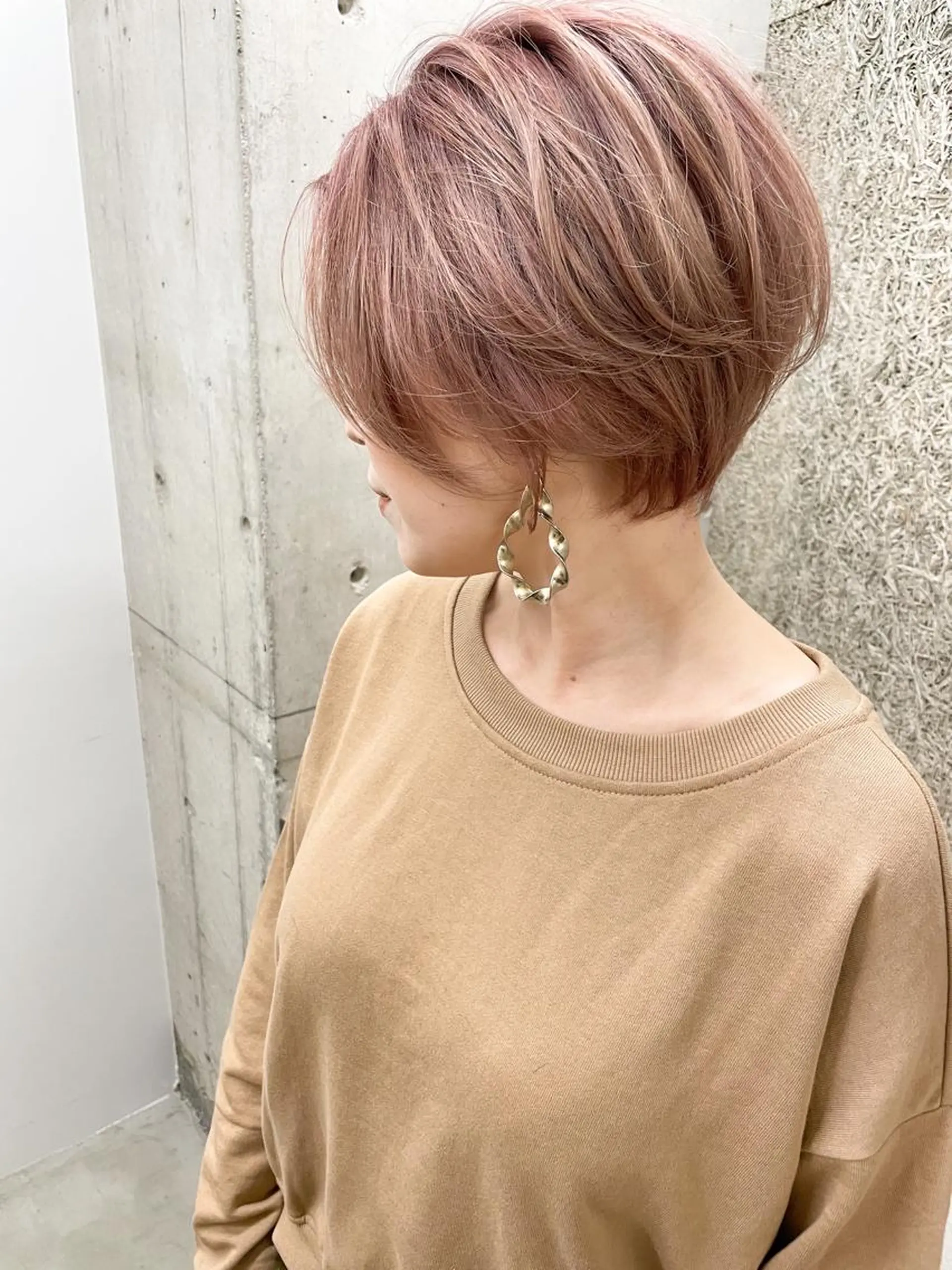 ショート カット ヘアカラー トリートメント mua 鳳のヘアスタイル