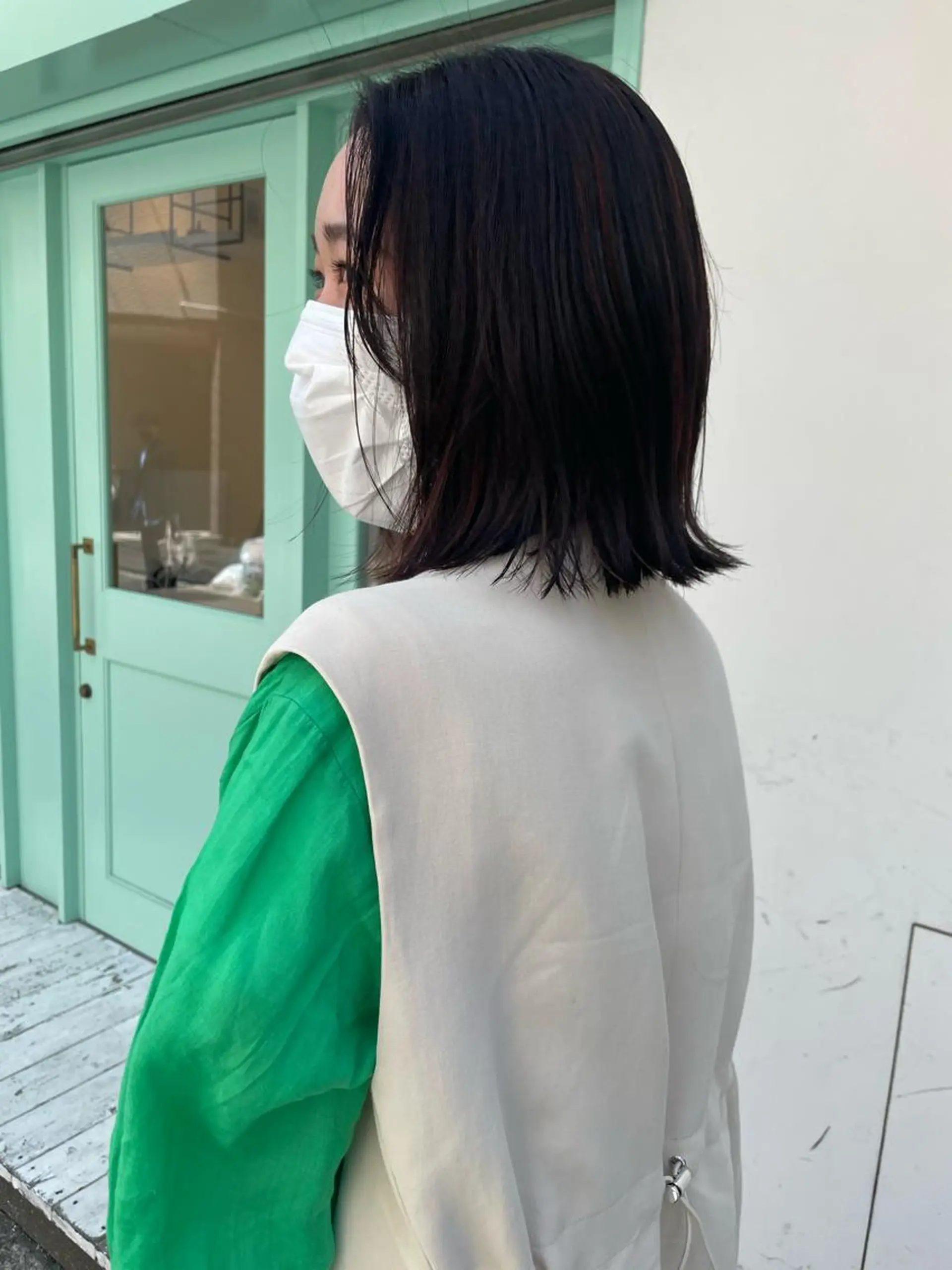 ミディアム Chiho / 梅田 / ボブ/ パーマのヘアスタイル