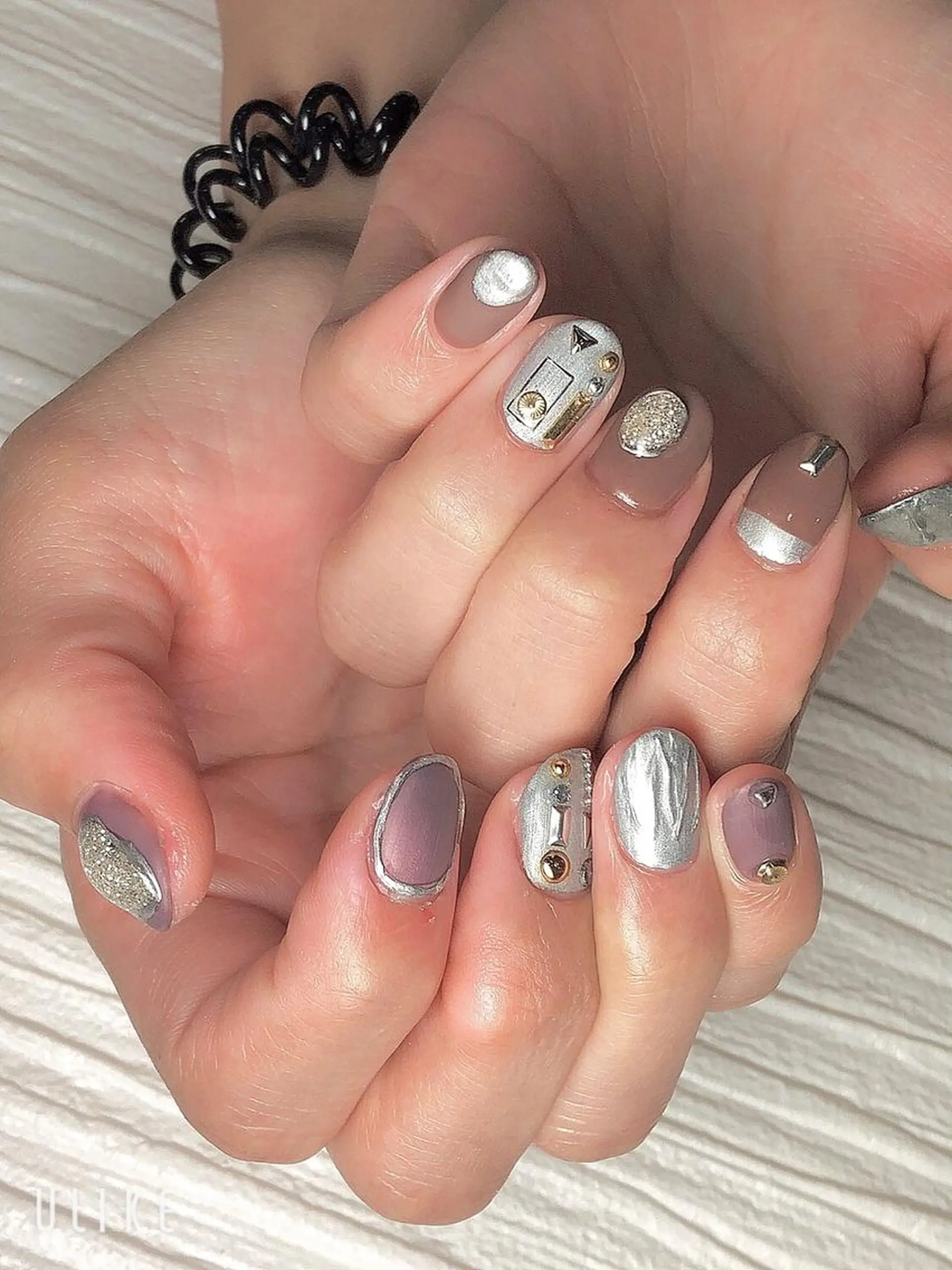 ショート 🦋Kiyomi. 🦋のネイルデザイン