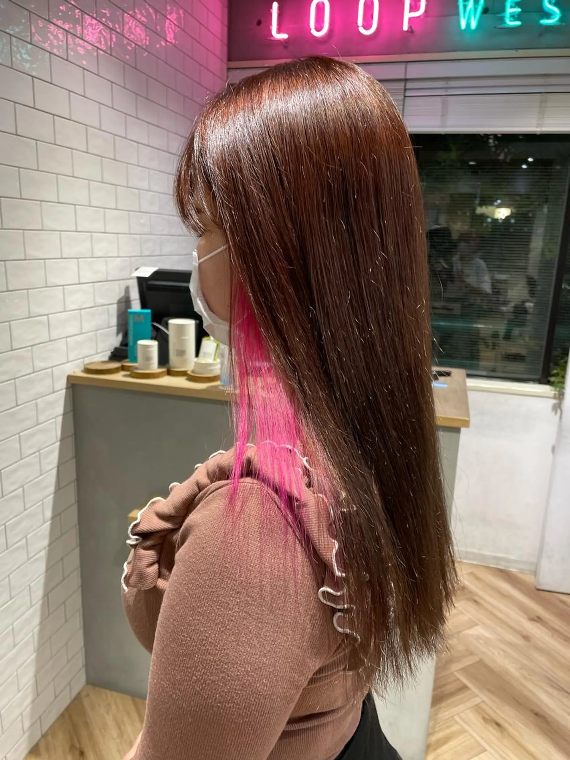 ロング カラー もり まりものヘアスタイル