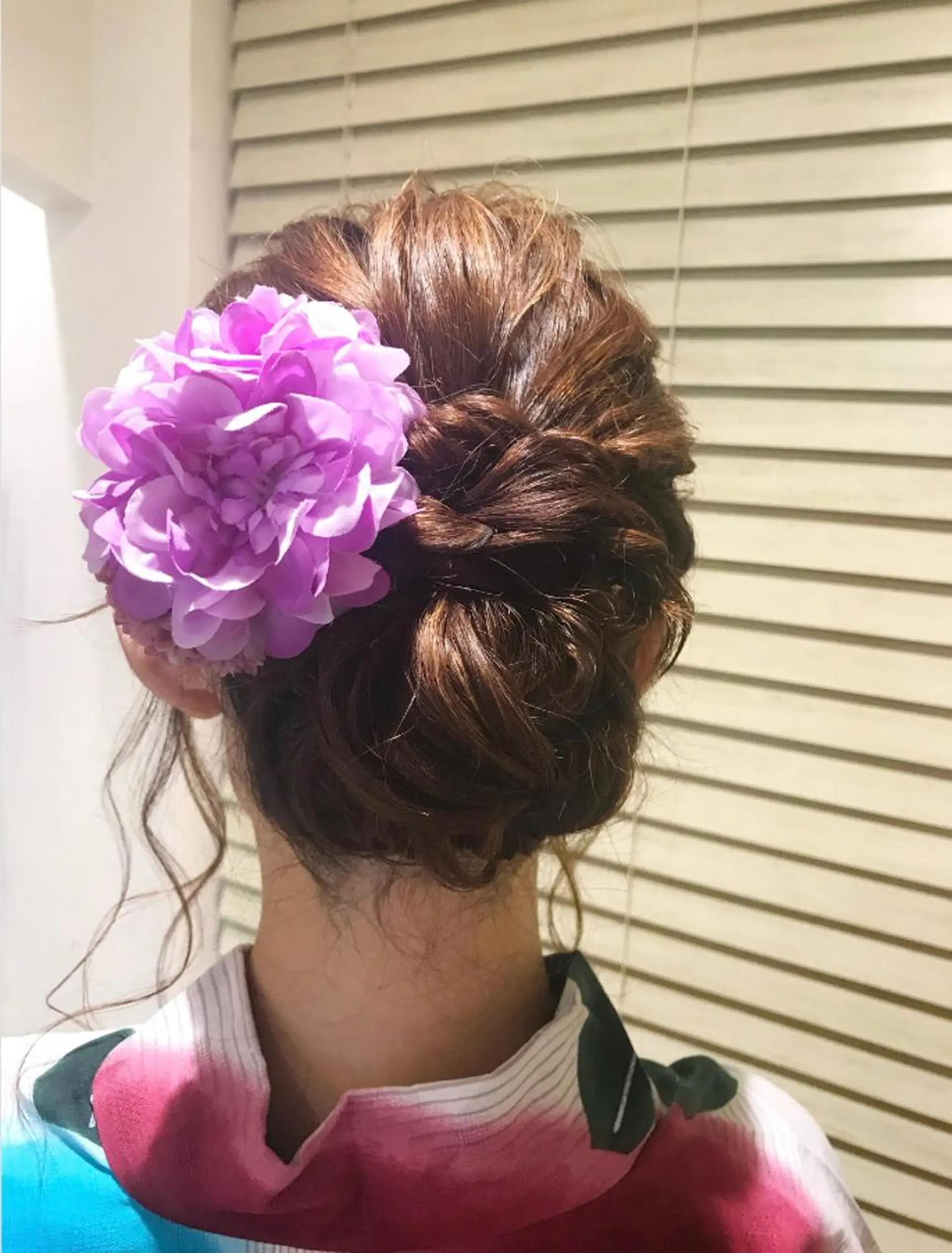 ヘアアレンジ あき えいみのヘアスタイル