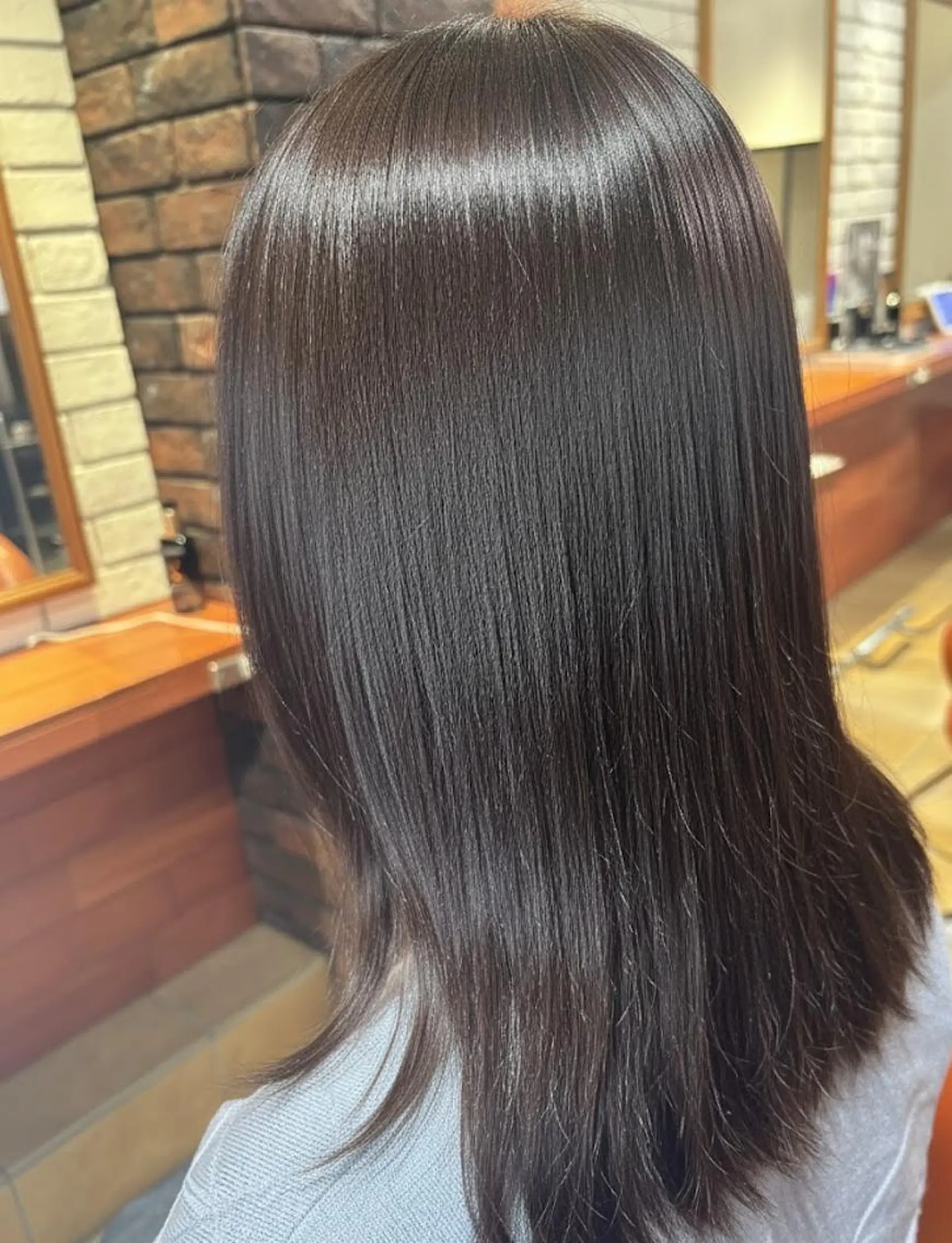 ロング カット ヘアカラー トリートメント ヘッドスパ flencia 丸 和博｜カットのヘアスタイル