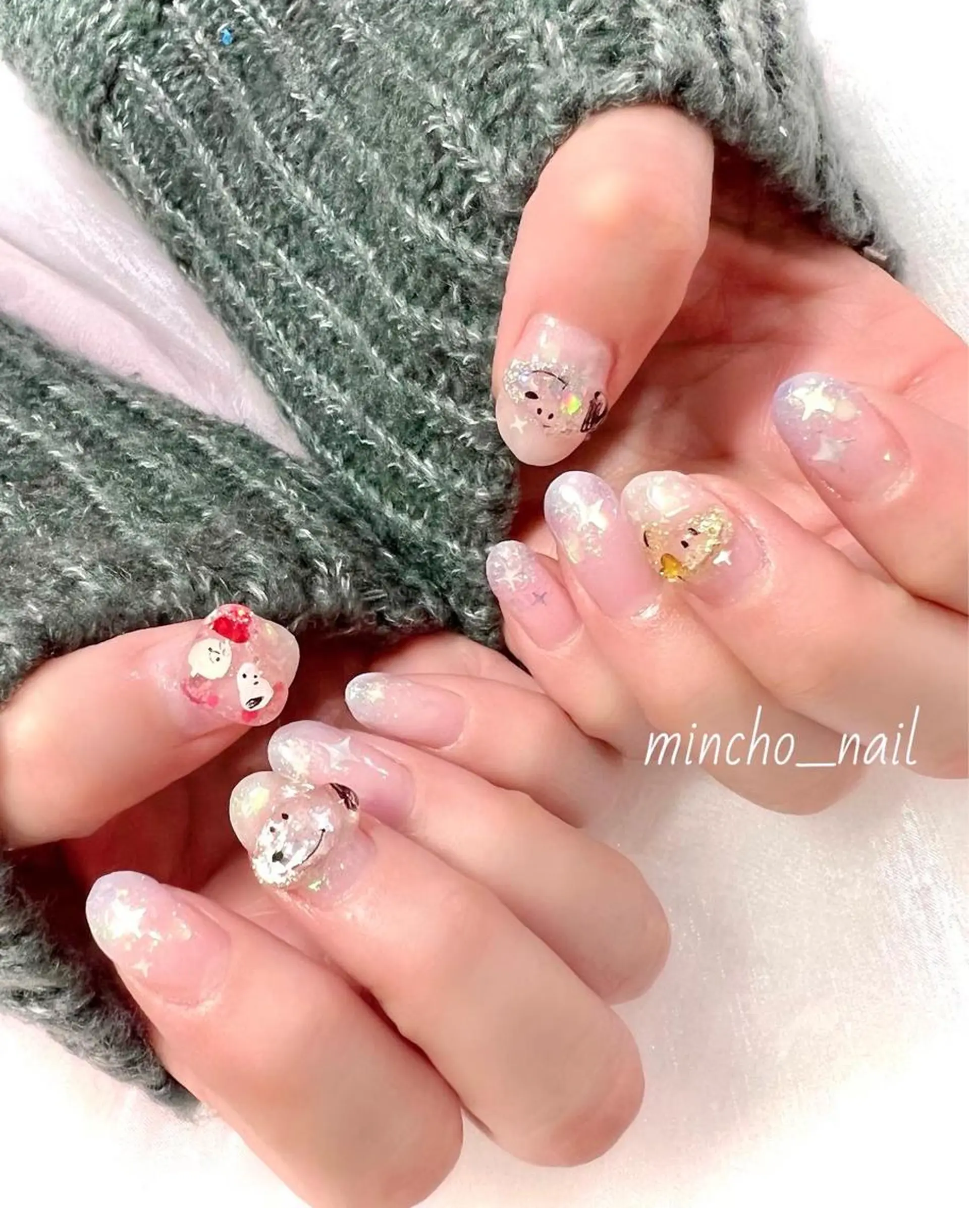 ネイル アートネイル ハンドネイル 梅津 郁美のネイルデザイン