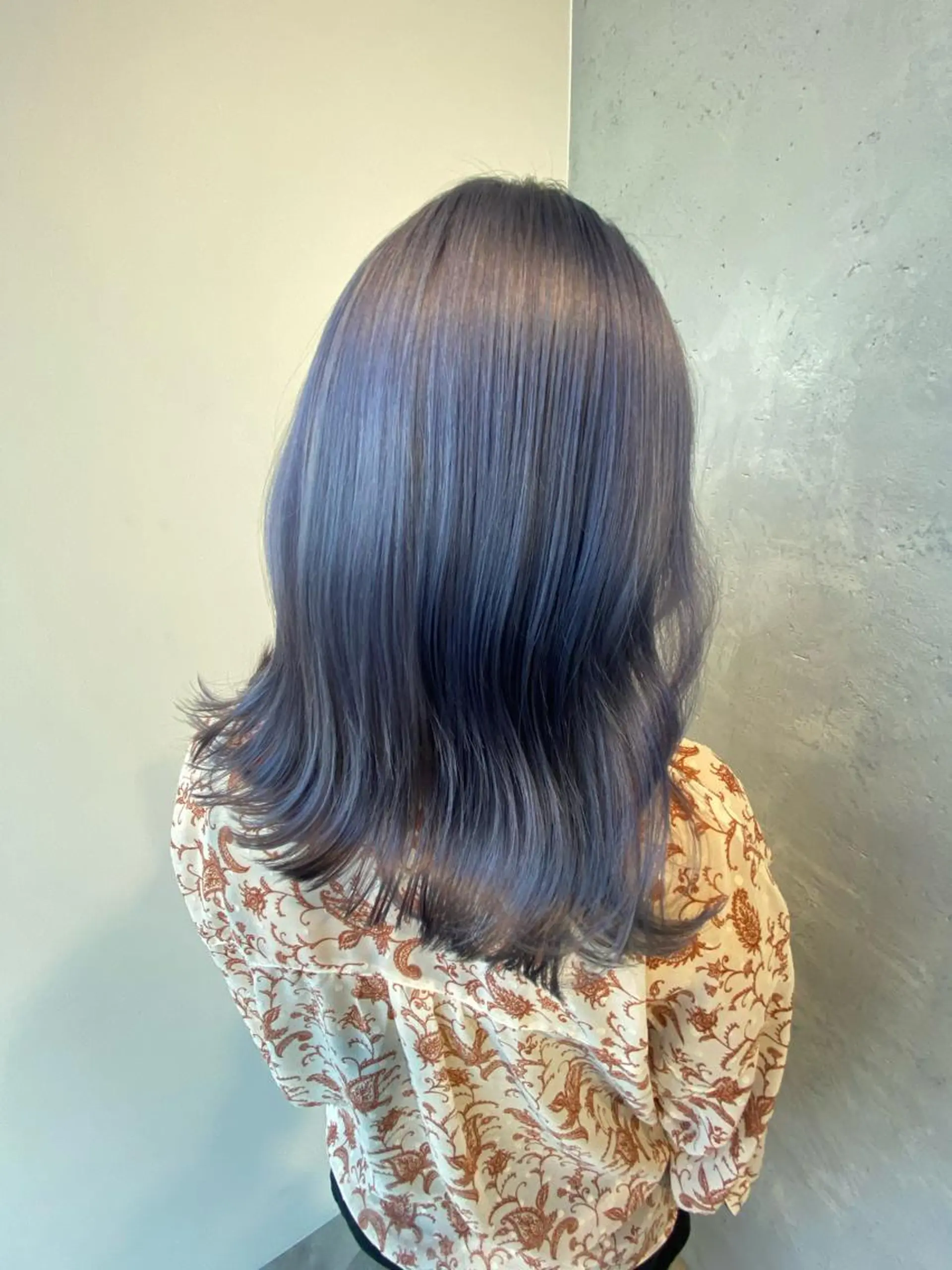 セミロング カラー 【艶髪×韓国風】 毛流れ職人 RYOのヘアスタイル