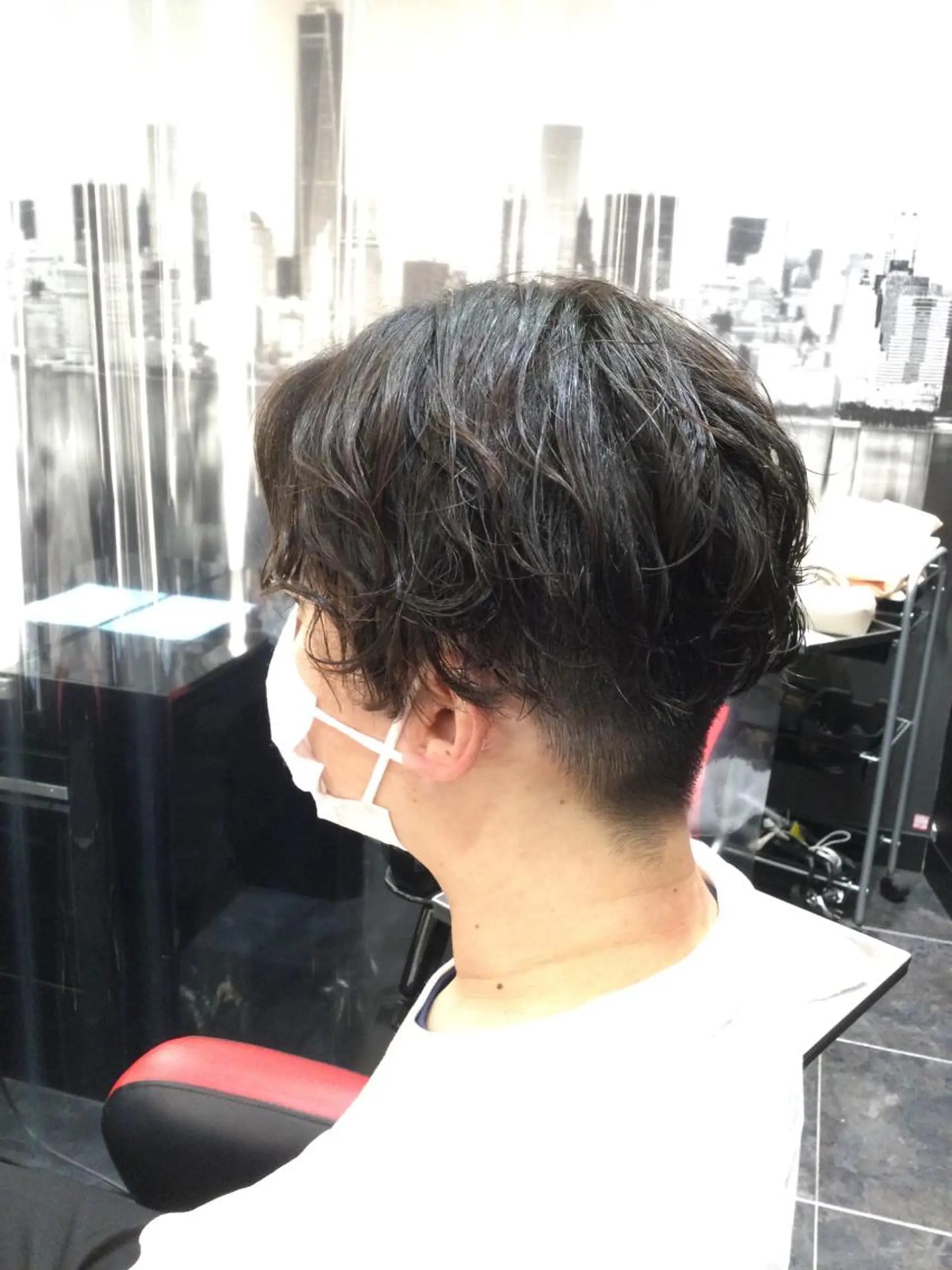 ショート パーマ メンズ Annon プライベートサロンのヘアスタイル