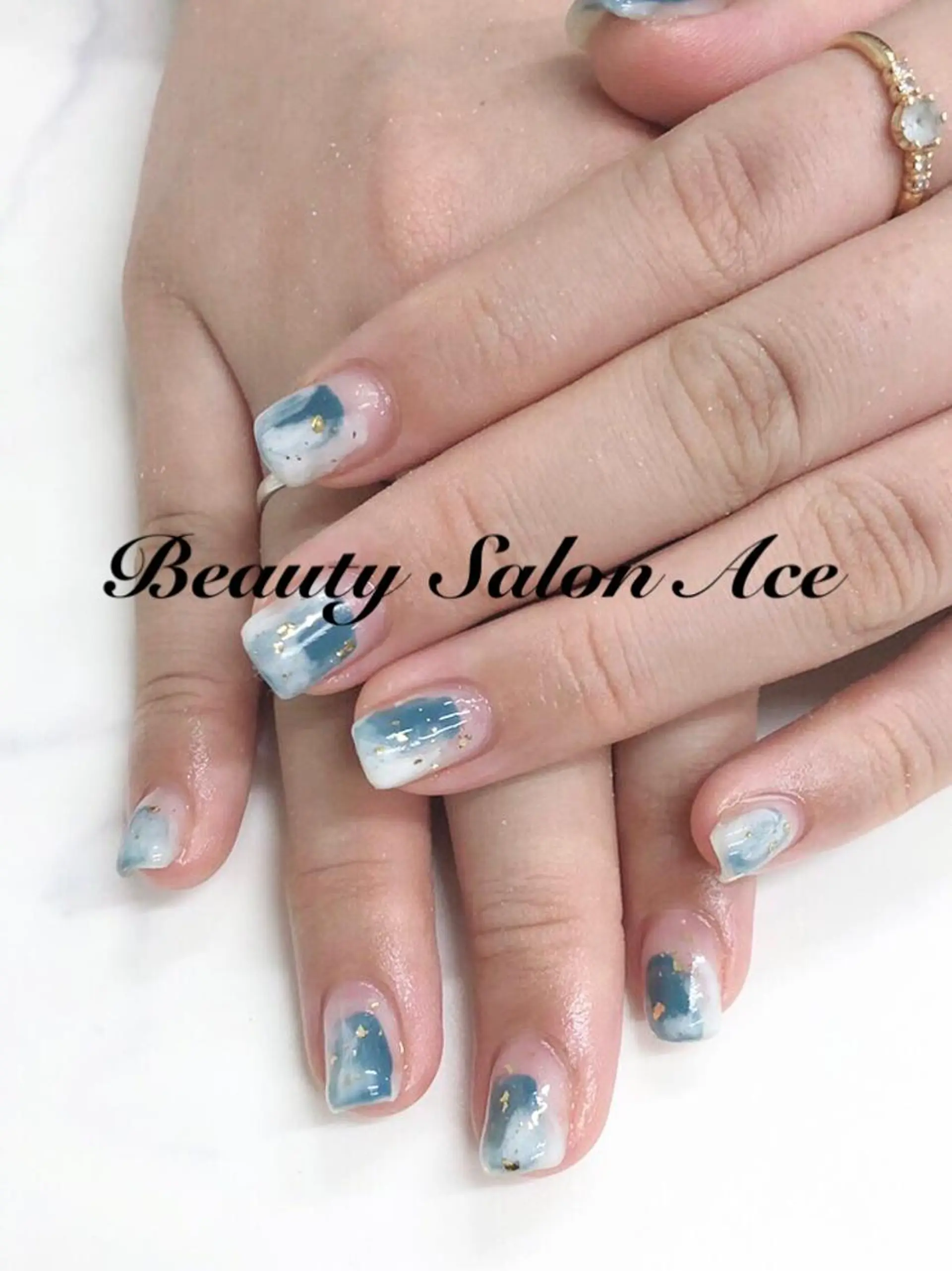 ネイル アートネイル 長さ出し ジェルネイル メンズネイル ニュアンスネイル Beauty Salon Ace（ネイルサロン　エース）所属・池袋フィルイン Ace♡長さだしのネイルデザイン