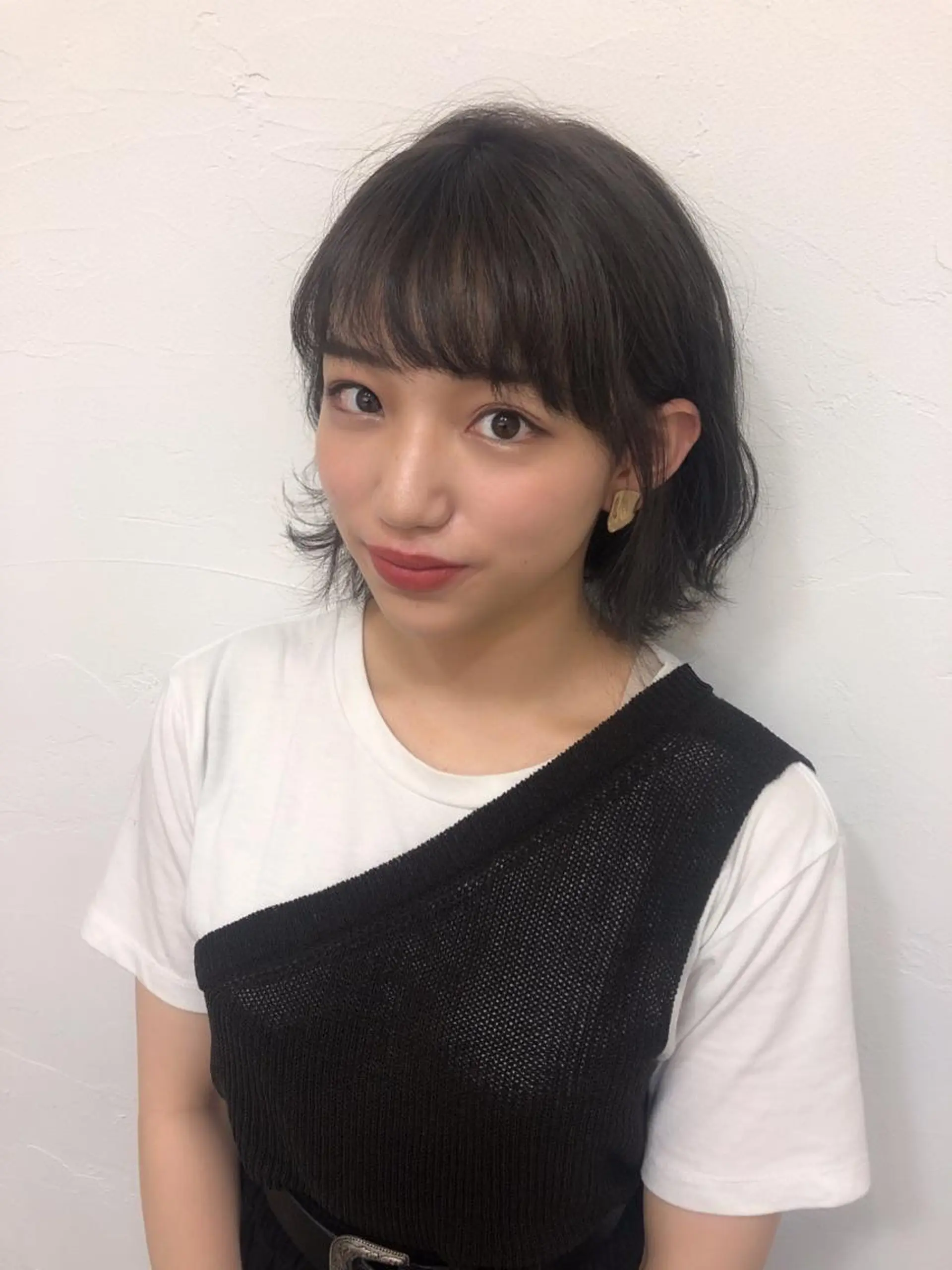 ミディアム カラー GLROW haruhiのヘアスタイル