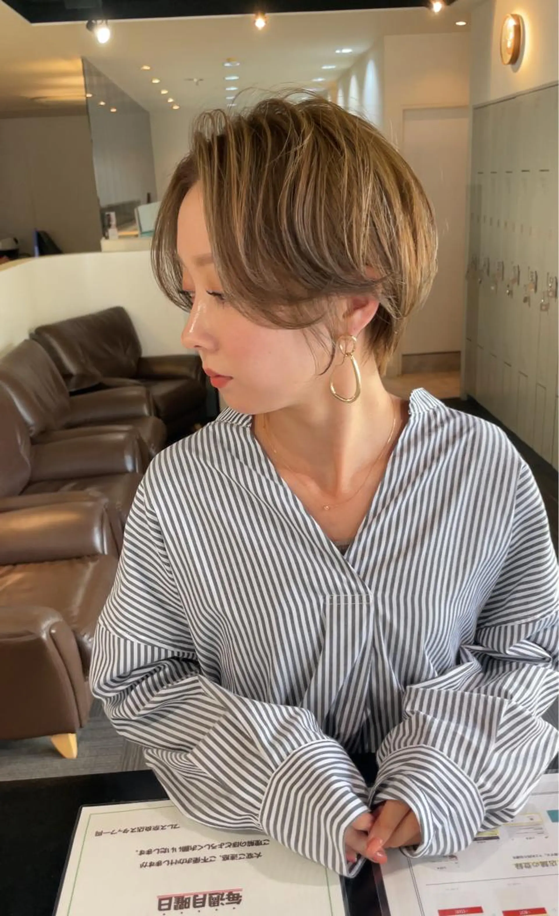 ショート 韓国レイヤー🇰🇷 ReLien西大寺店のヘアスタイル