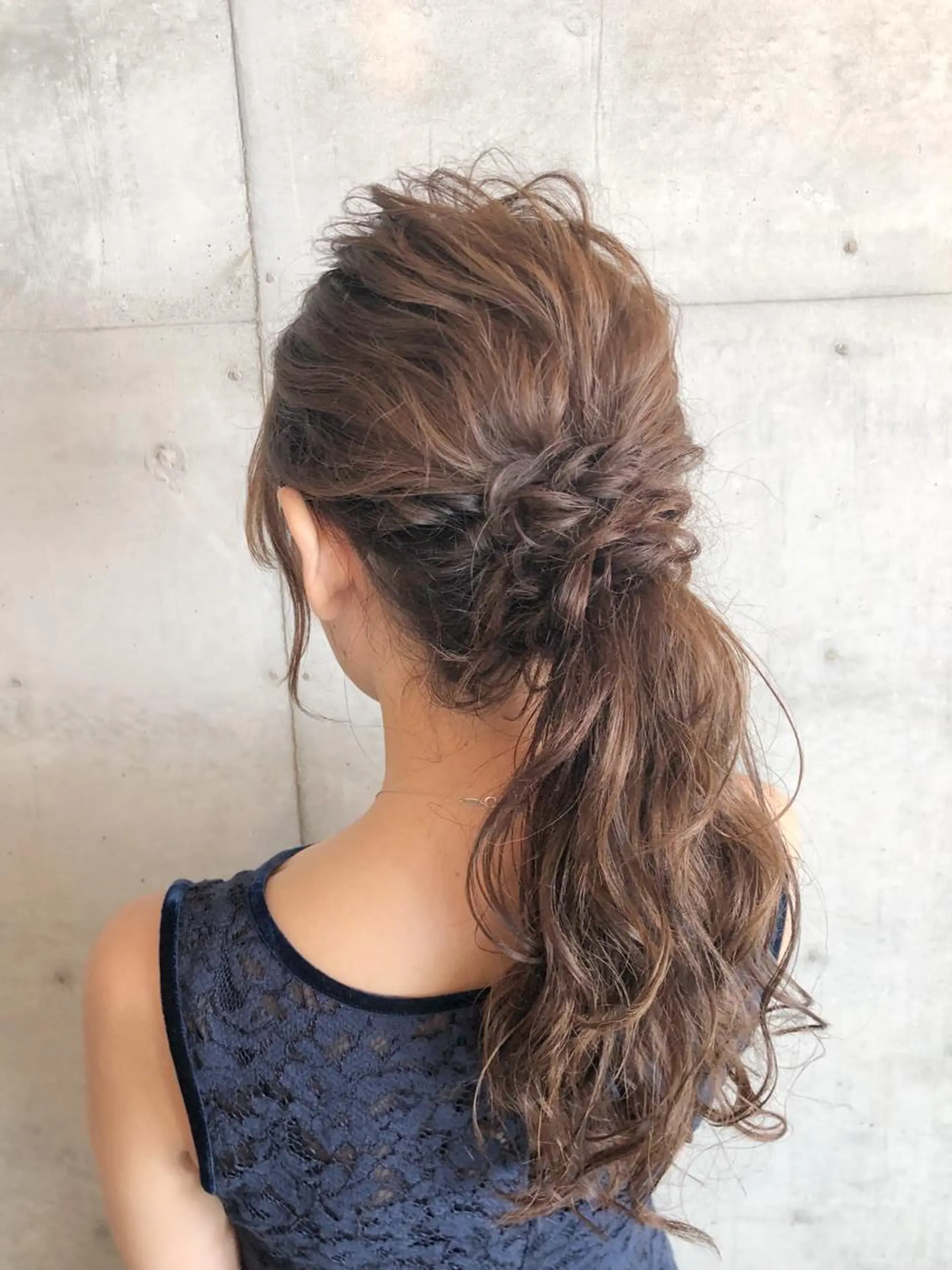 セミロング ヘアアレンジ ヘアセット HIROKI ” stylistのヘアスタイル