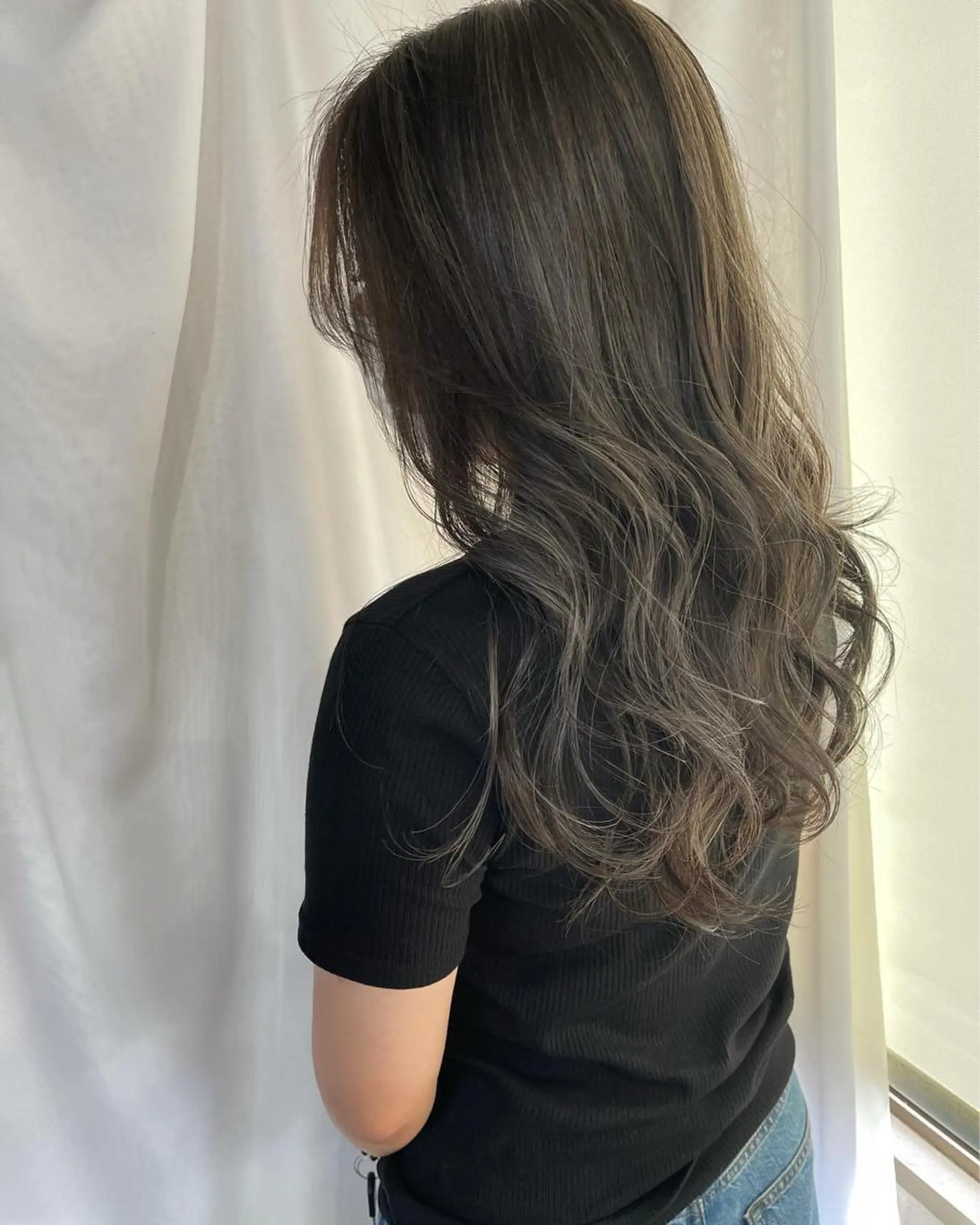 セミロング カラー ヘアアレンジ ヘアカラー Peyp所属・早瀬 裕之のヘアスタイル