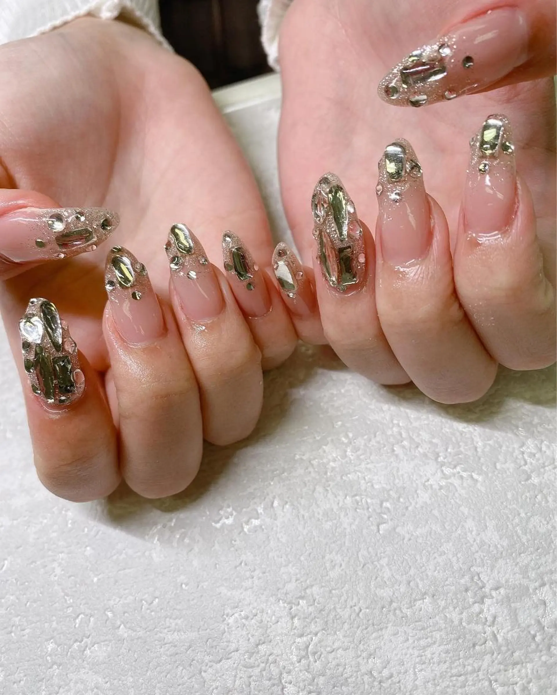 ミディアム ハンドネイル JNA認定講師🌸 RIEのネイルデザイン