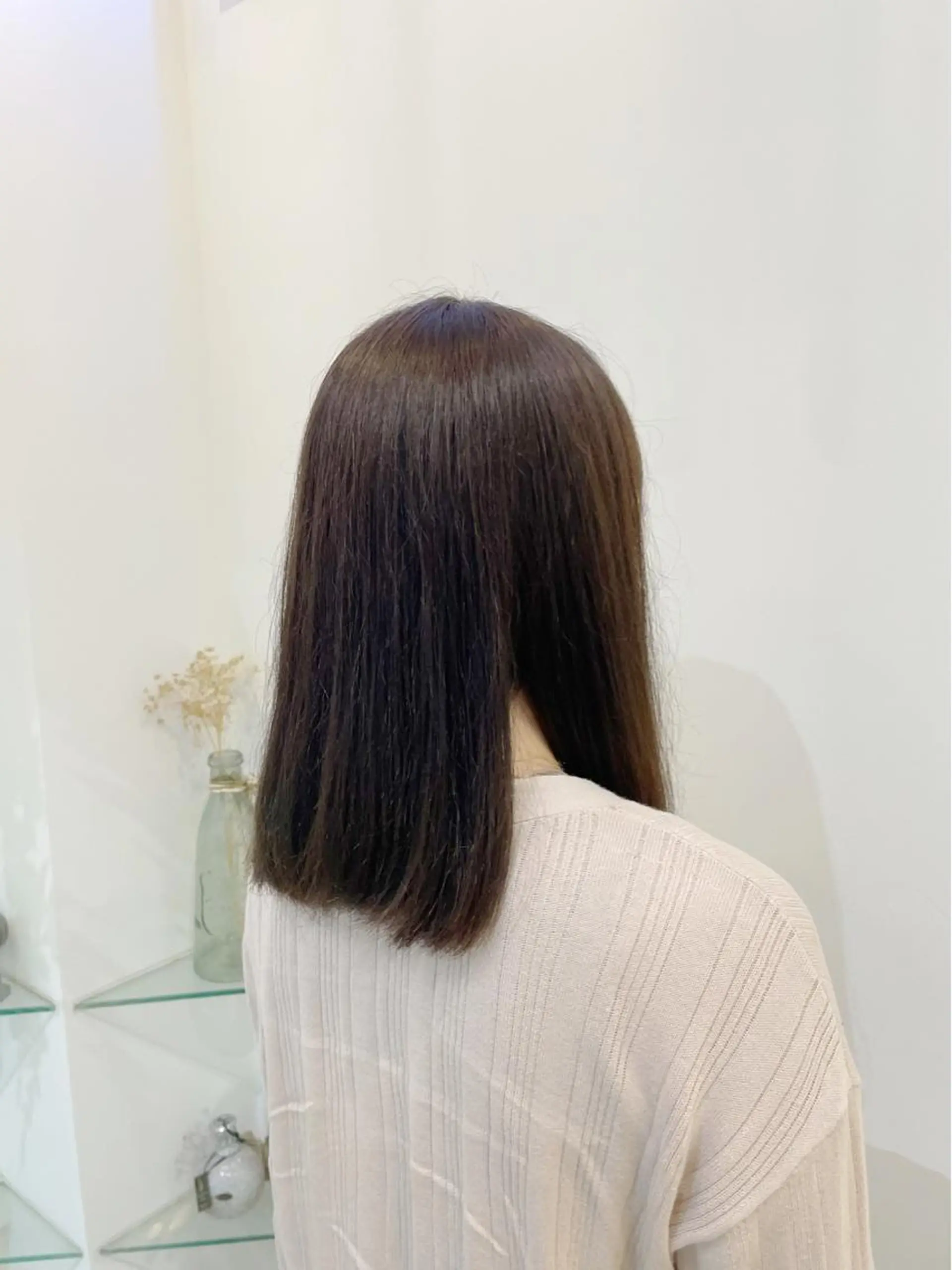 カラー アッシュ ブルーカラー ブルーアッシュ 透明感カラー 髪質改善カラー🤍 エクステ✨君島由実子のヘアスタイル