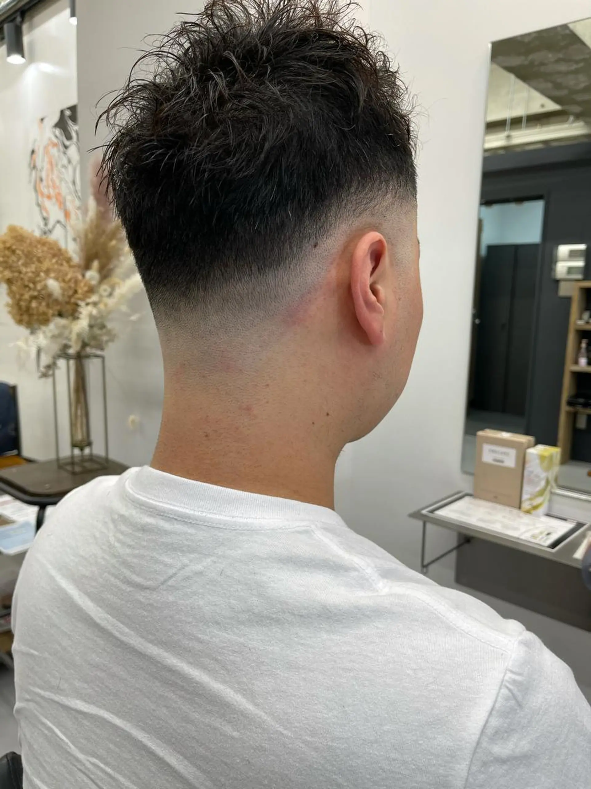 メンズ カット 森本裕/オーナー/ スパイラルパーマのヘアスタイル