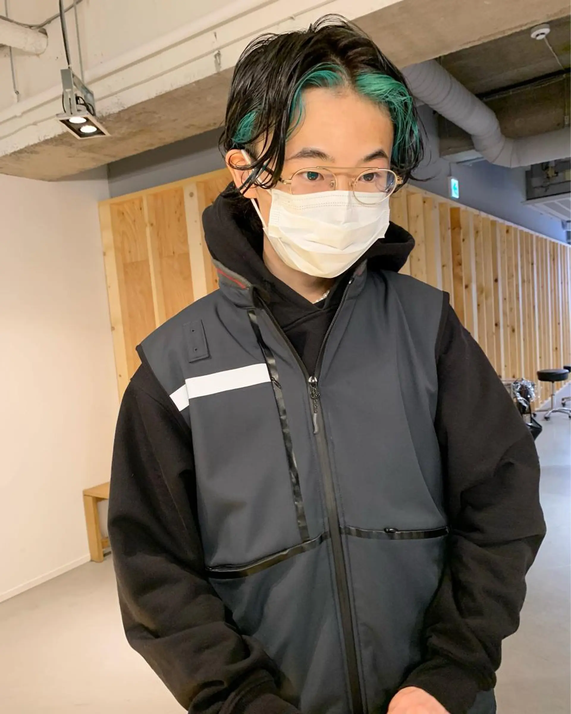 ショート カラー ミストバング  フェイスフレーミング tension 【テンション】のヘアスタイル