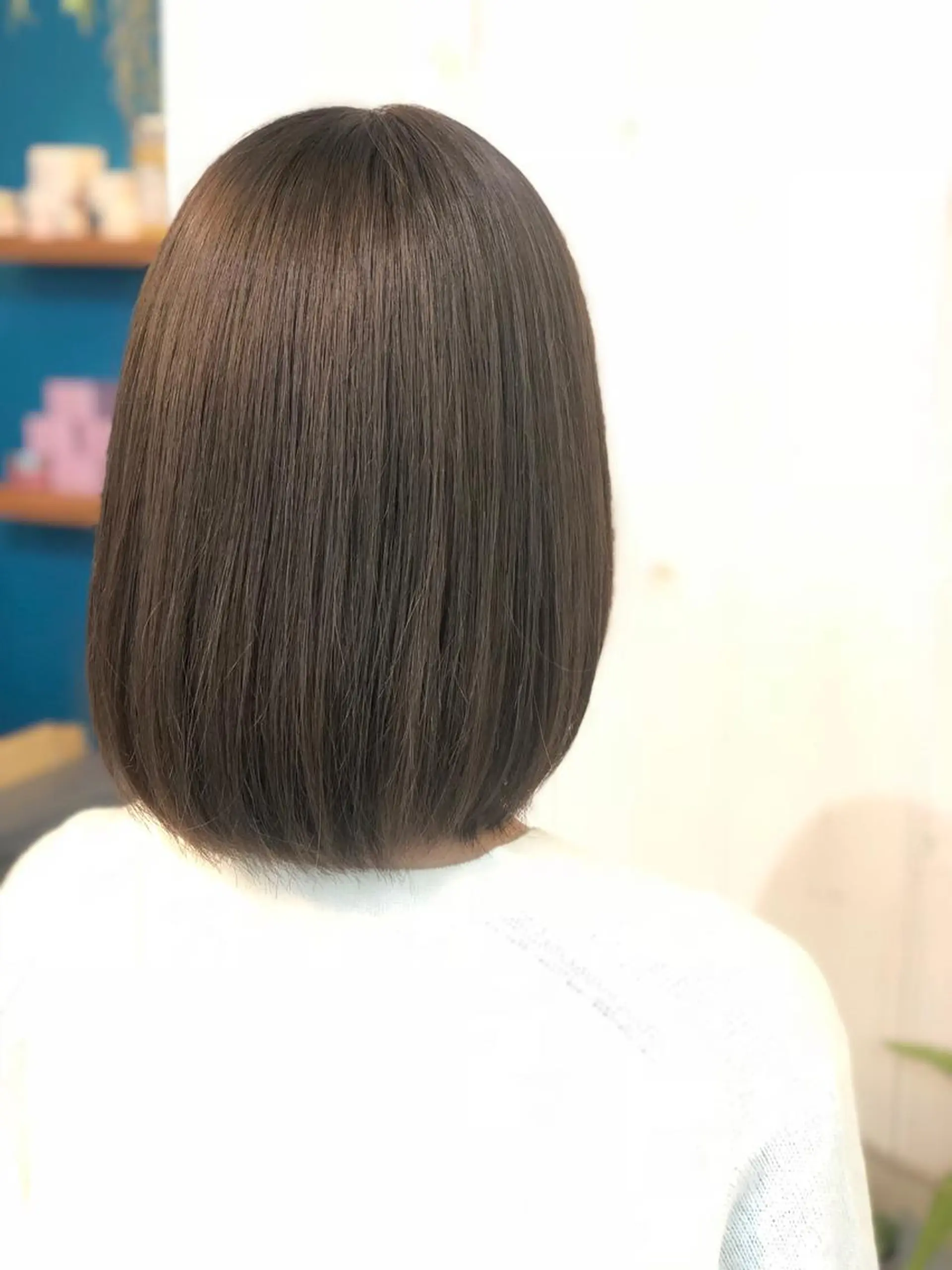 ミディアム カラー 縮毛矯正⭐️ TAKAHIROのヘアスタイル