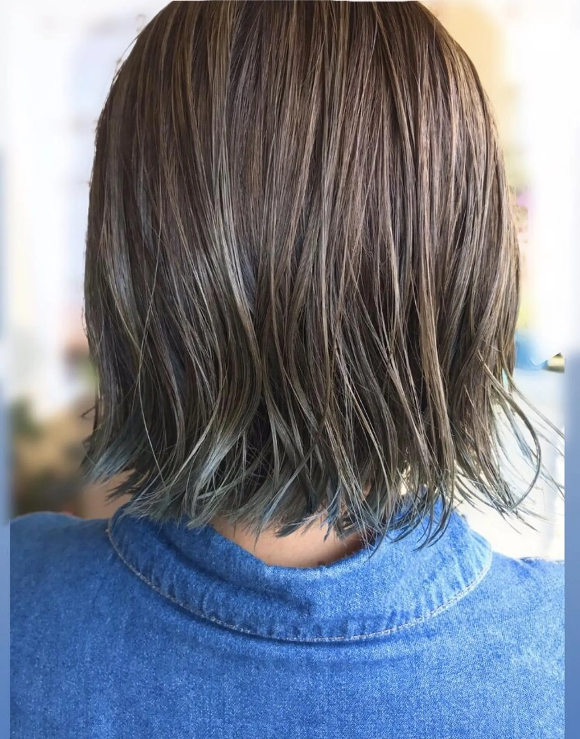 ショート カラー アクアカラー アッシュ ブルーカラー ブルーアッシュ デザインカラー hair works raptureのヘアスタイル