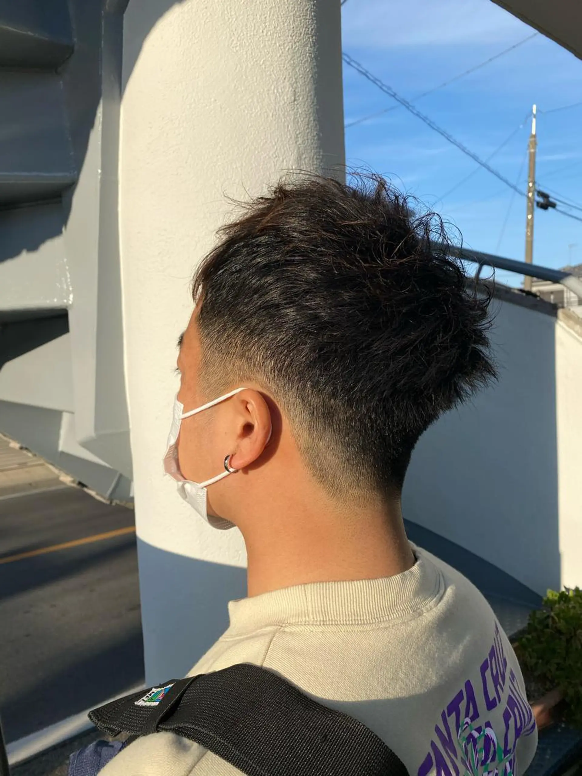 ショート メンズ フェードカット 刈り上げ ショートヘア カット 永沼 真依のヘアスタイル