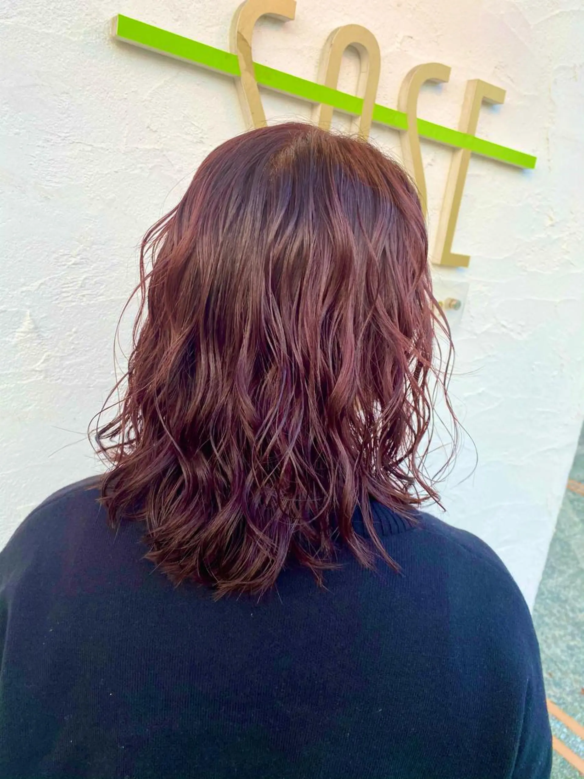 ミディアム カラー ヘアアレンジ Design Color🐰アユミのヘアスタイル