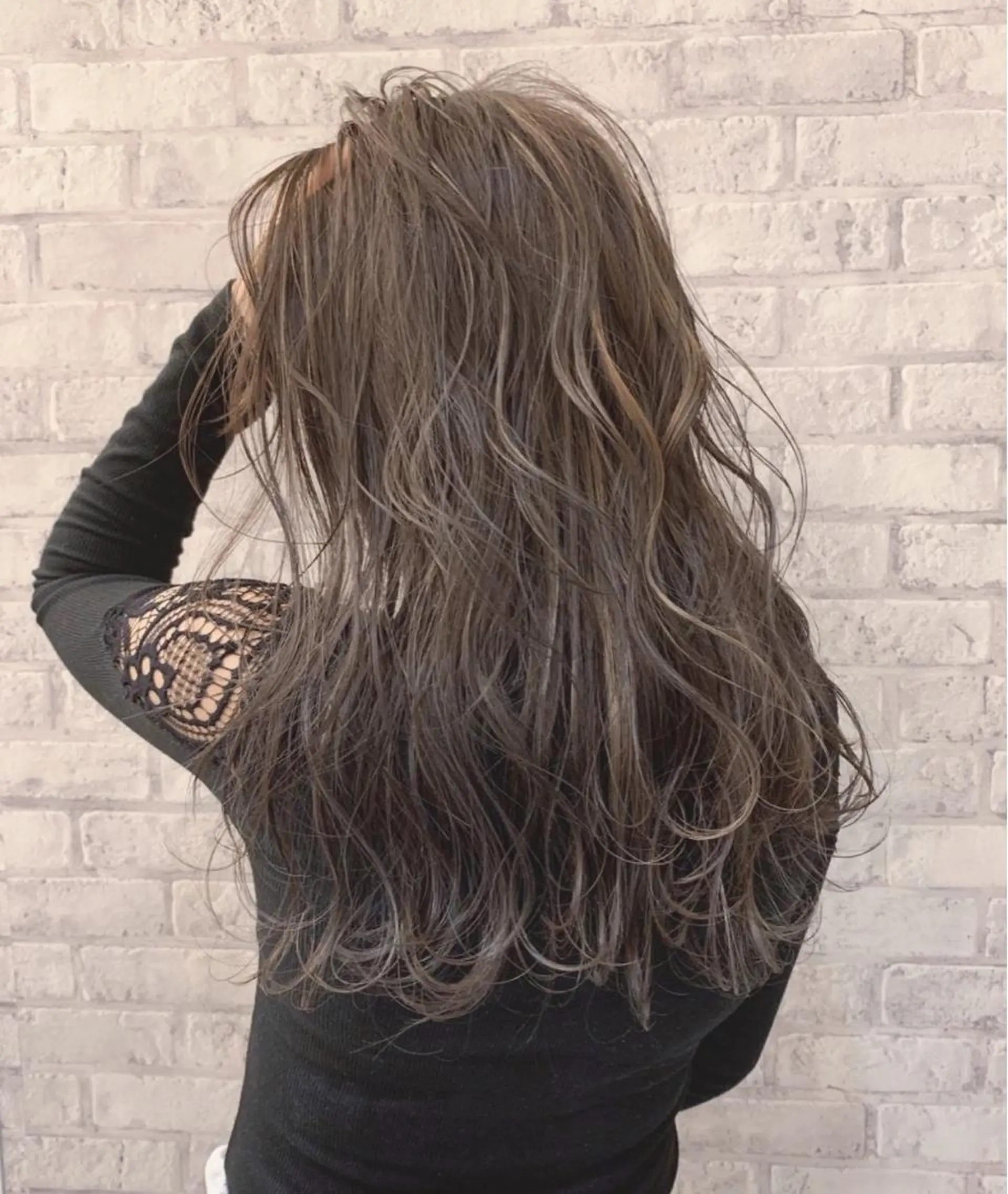 ロング カラー ヘアカラー トリートメント 🇰🇷レイヤー カット💐Seinaのヘアスタイル