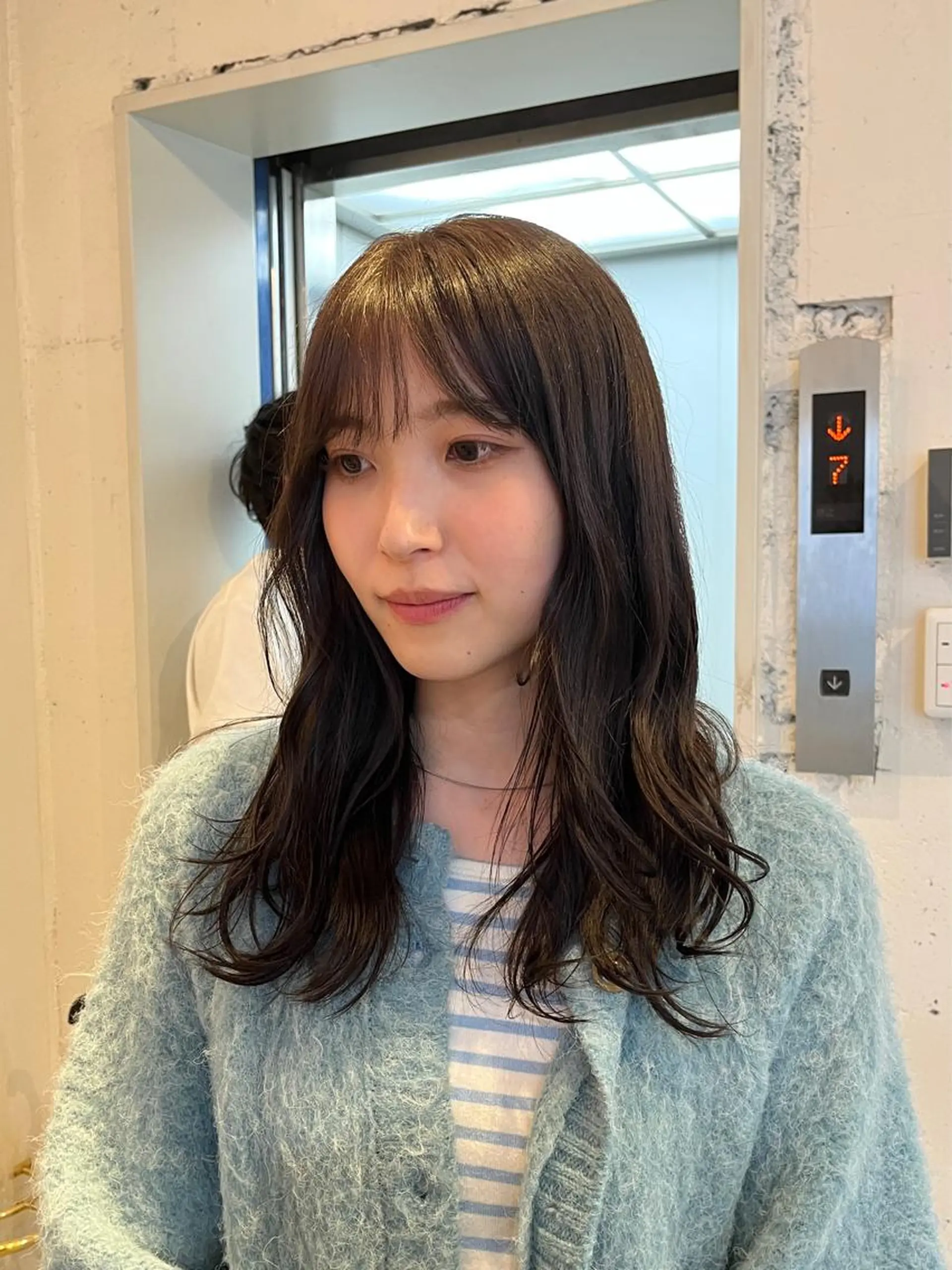 セミロング カラー カット ヘアカラー トリートメント RYOMA/ 似合わせ🎧🤍のヘアスタイル