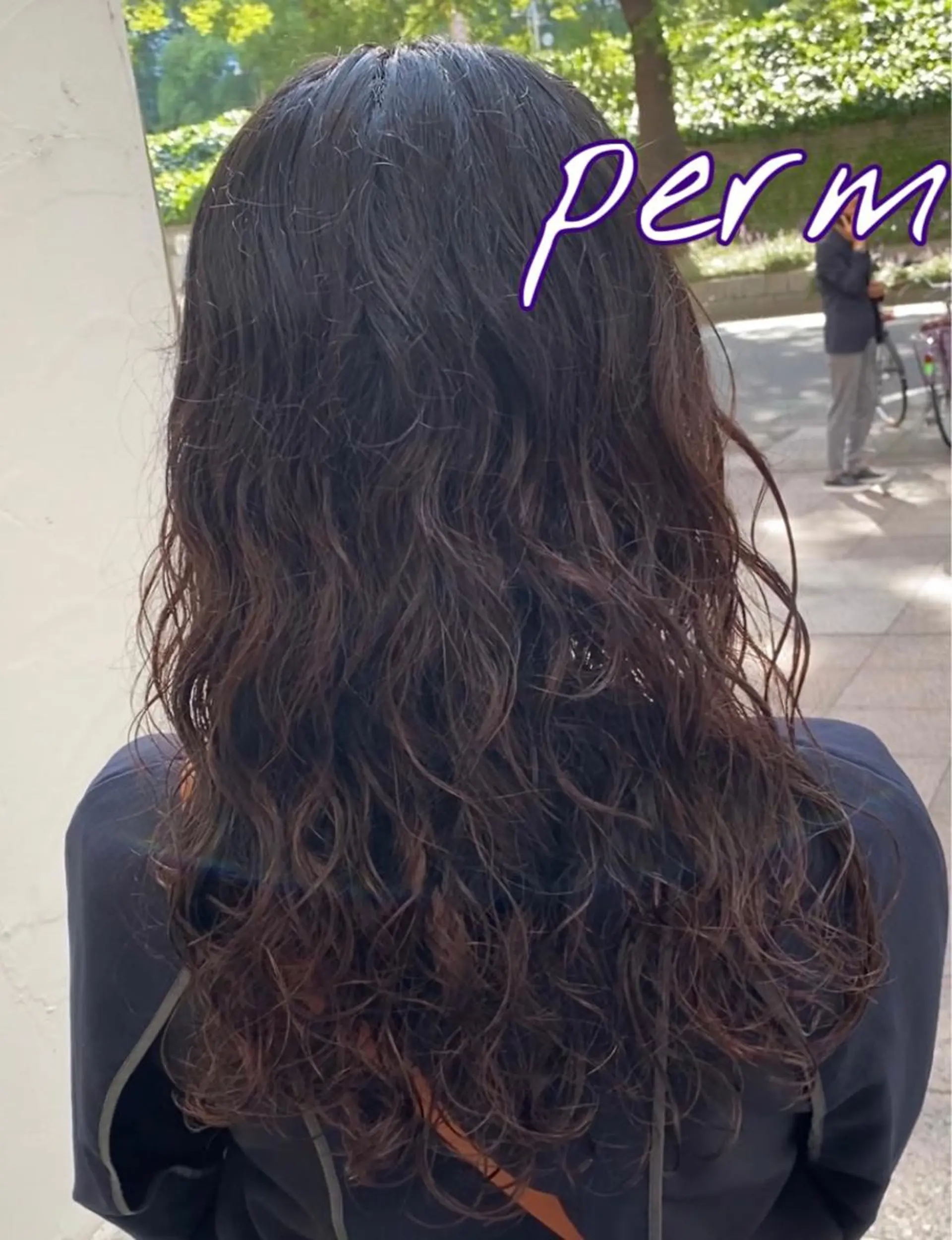 セミロング パーマ セミロングパーマ カット パーマ トリートメント CYAN.栄店所属・パーマ/髪質改善 【榎本千夏】のヘアスタイル