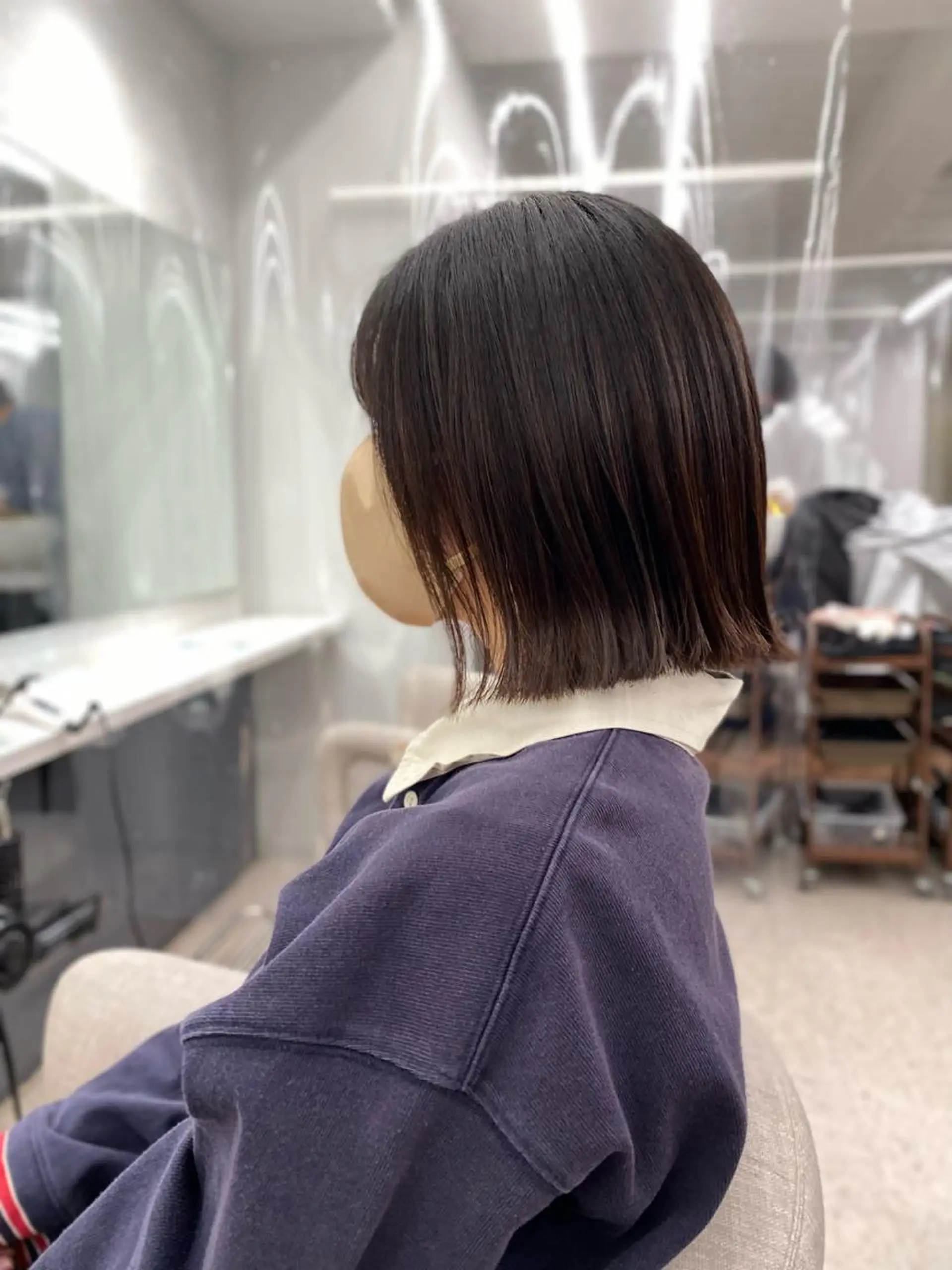 ショート カット トリートメント 京都レイヤーカット/ 縮毛矯正/羽柴りくのヘアスタイル