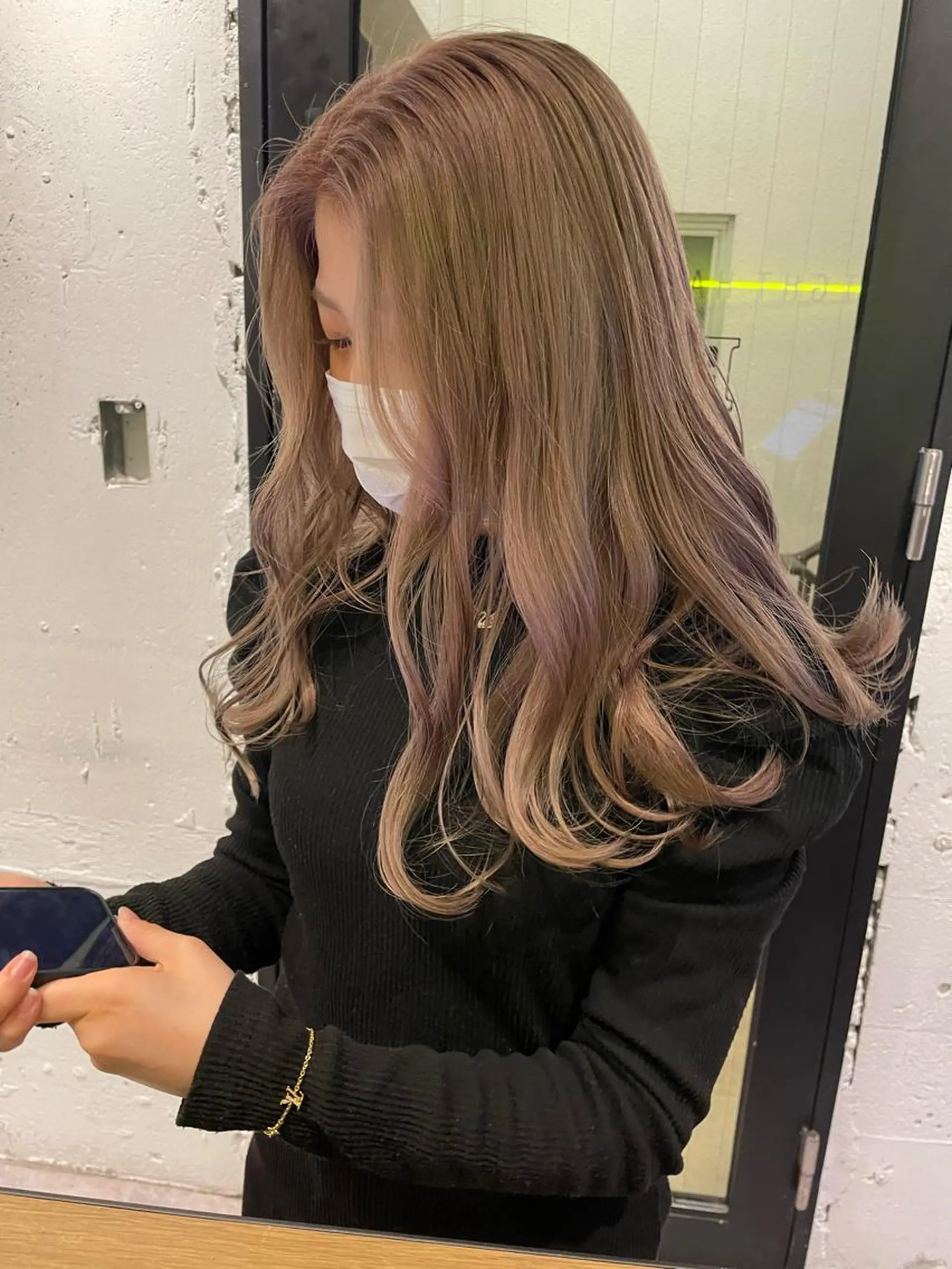 ロング ヘアカラー トリートメント EIGHT 中川原   菜々子のヘアスタイル