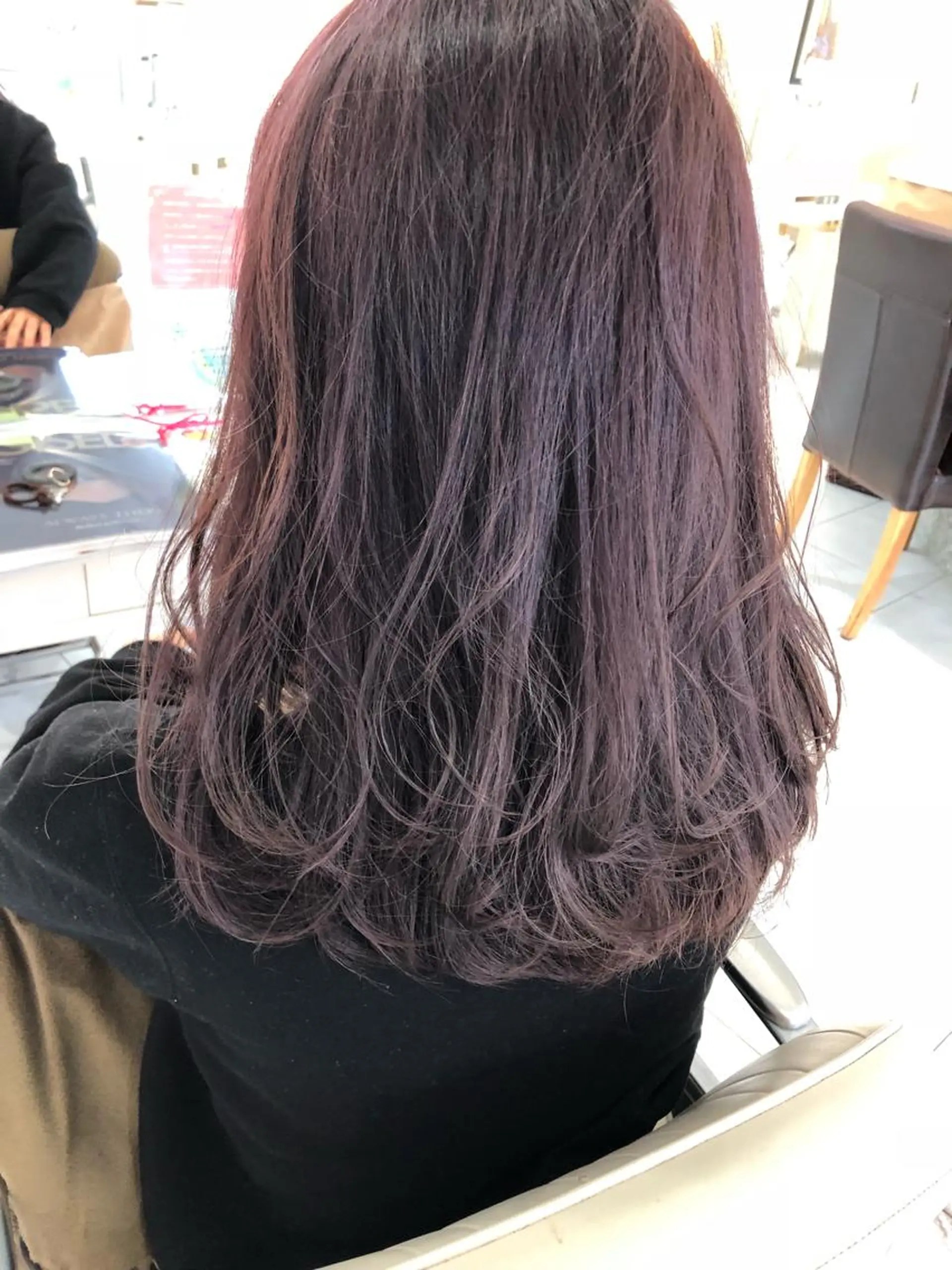 ロング カラー 店長/mao/ 前髪/顔周りカットのヘアスタイル