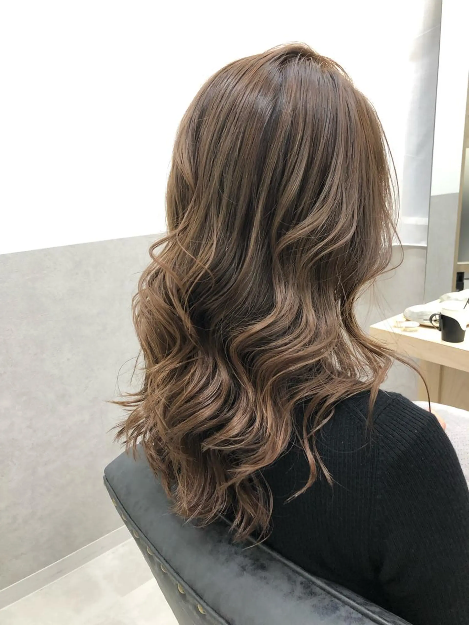 セミロング カラー パーマ 天野 涼のヘアスタイル