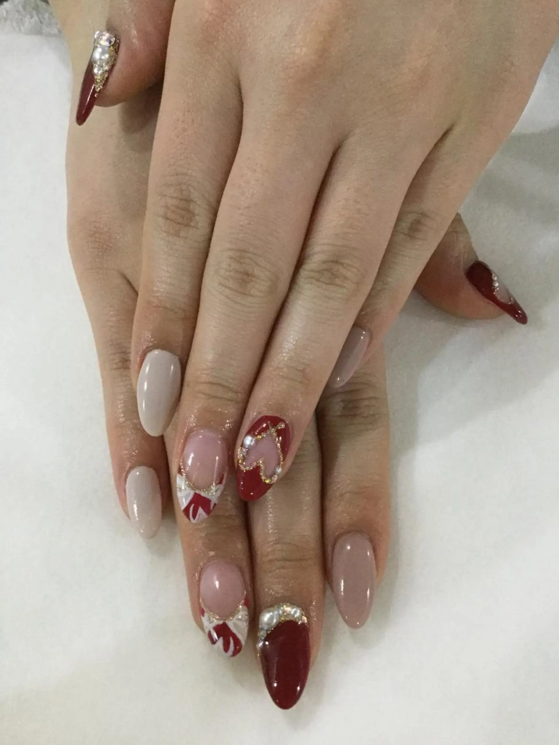 ネイル ハンドネイル 💎🐰 saki. m 🐰💎のネイルデザイン