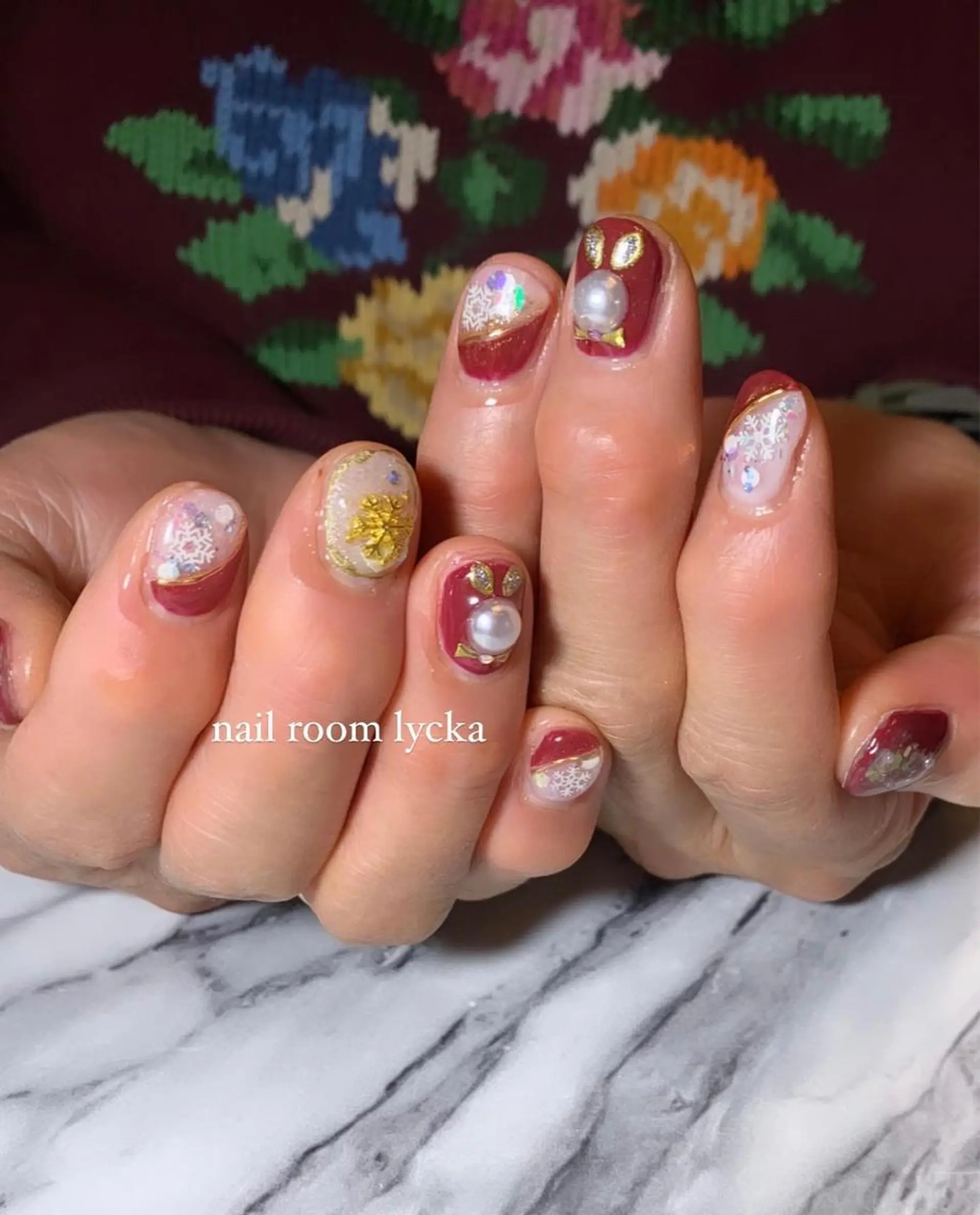 ネイル ﾈｲﾙﾙｰﾑﾘｯｶ 𝐦𝐚𝐲𝐮のネイルデザイン