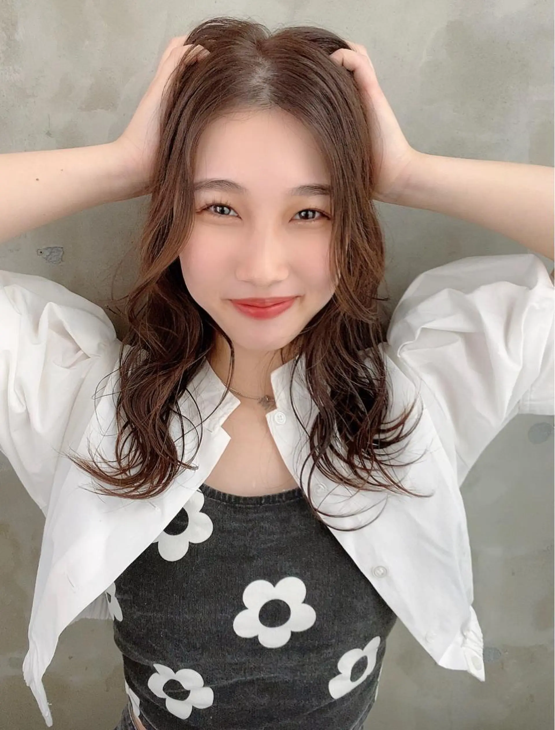 ロング 志賀 あずみのヘアスタイル