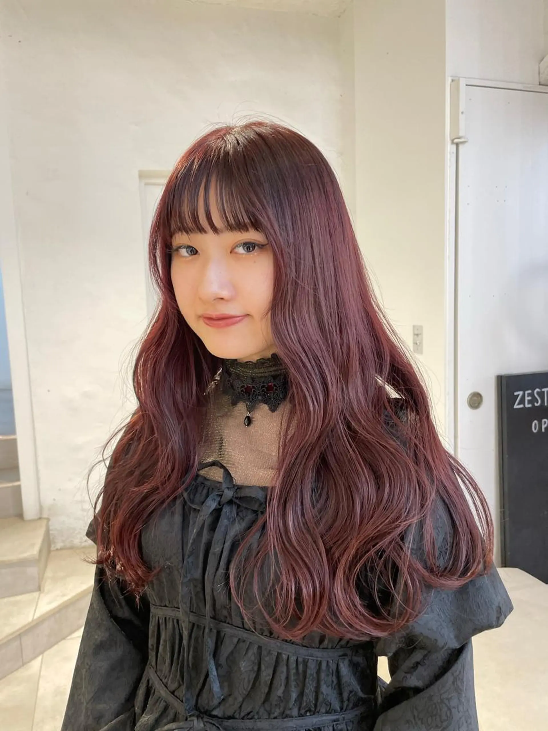 ロング カラー ブリーチ ダブルカラー ブリーチなしカラー カット ヘアカラー 🌟暖色系ハイトーン 🌟AIのヘアスタイル