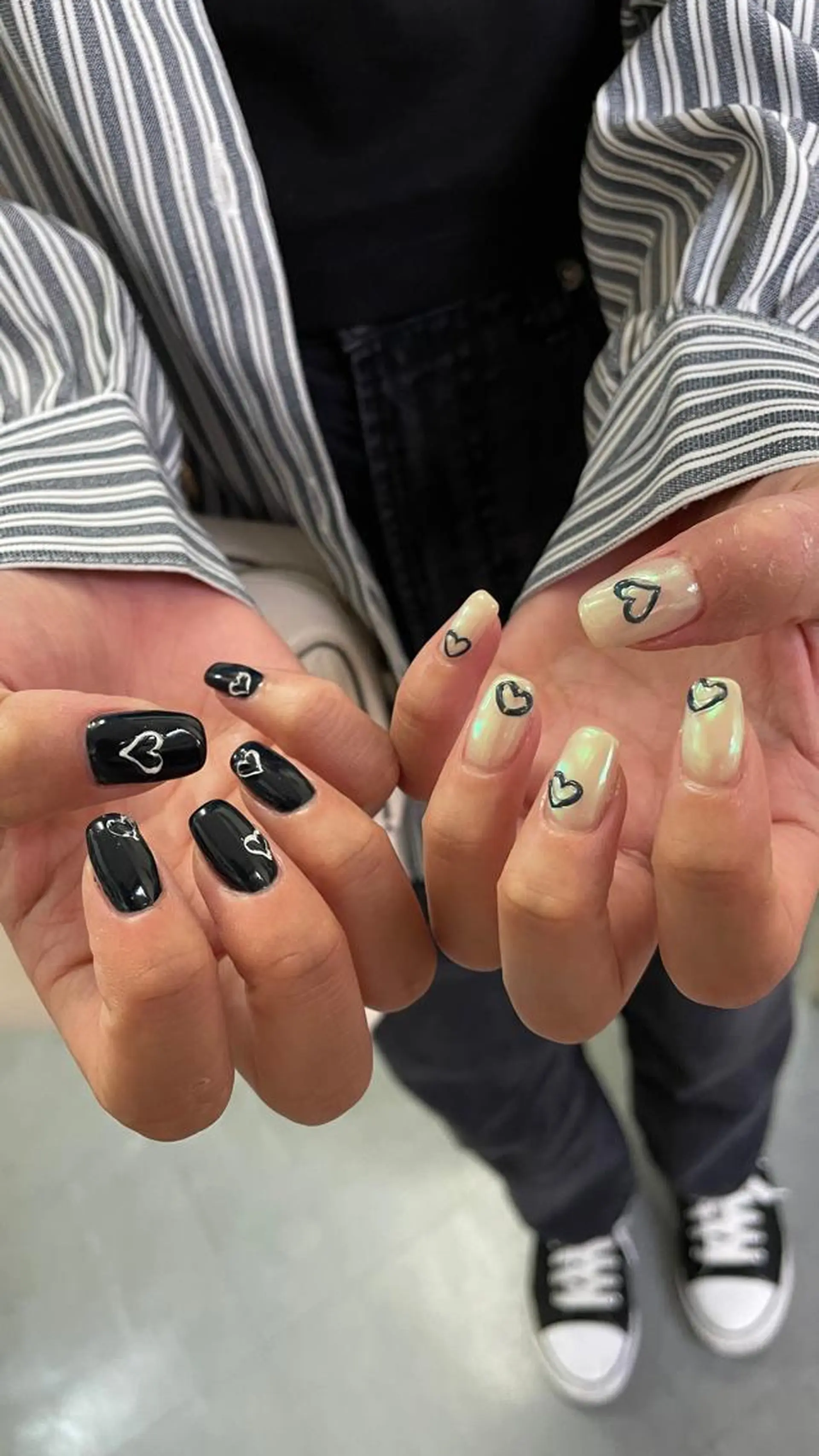 ネイル ハンドネイル フットネイル ゆびノさき茨木店 ニュアンス/アートのネイルデザイン