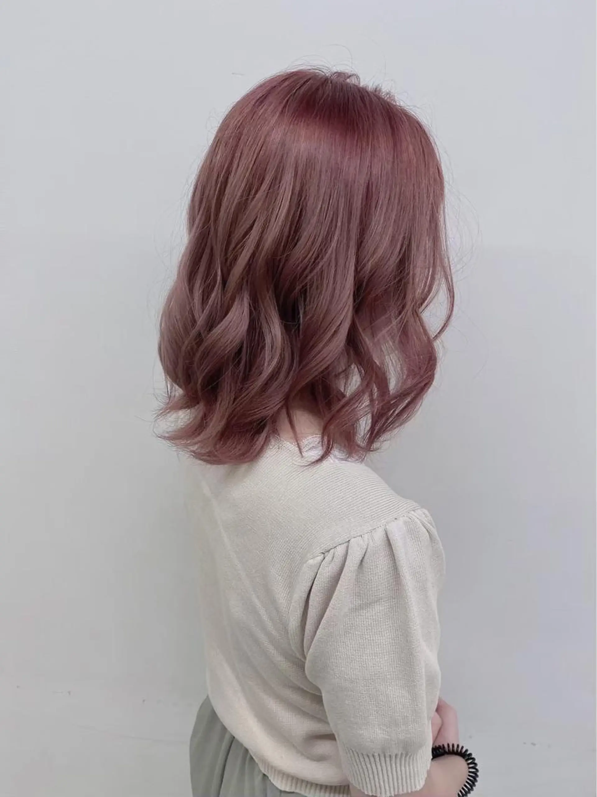 ミディアム カラー ヘアアレンジ グレージュ ラベンダーカラー ラベンダーグレージュ ラベンダーグレー 🤍韓国ヘア特化 🤍力丸🤍のヘアスタイル