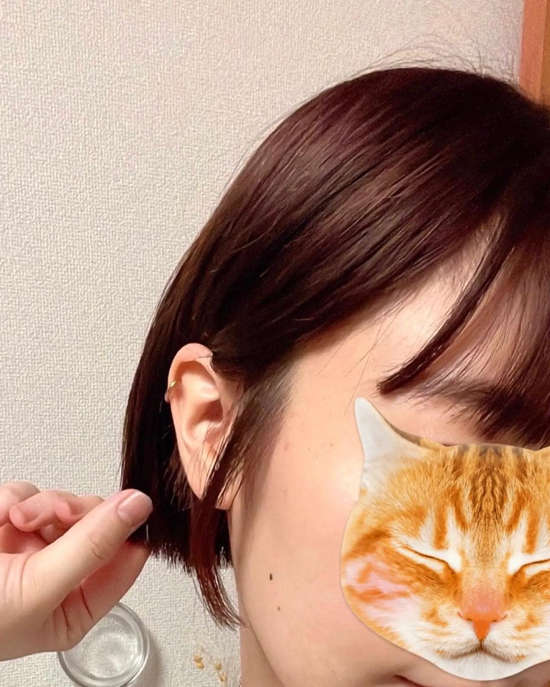 ショート カラー レッドカラー カット ヘアカラー ROCCOeast Rukaのヘアスタイル