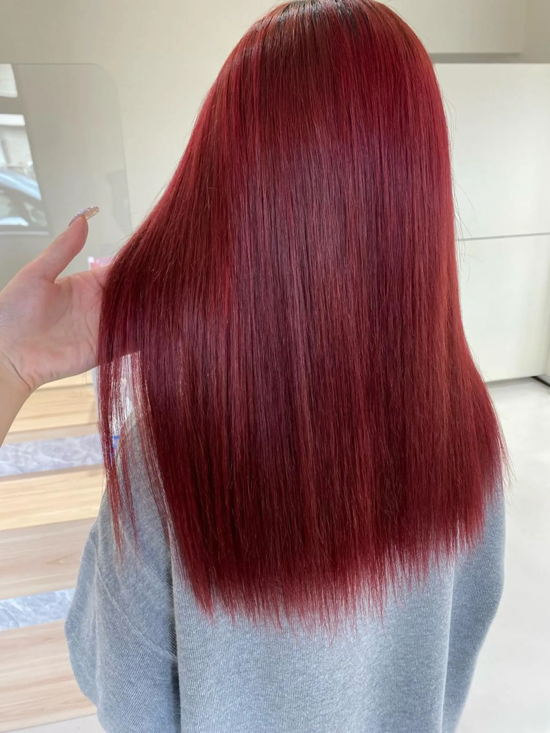 セミロング カラー ヘアカラー 松本 菜那のヘアスタイル