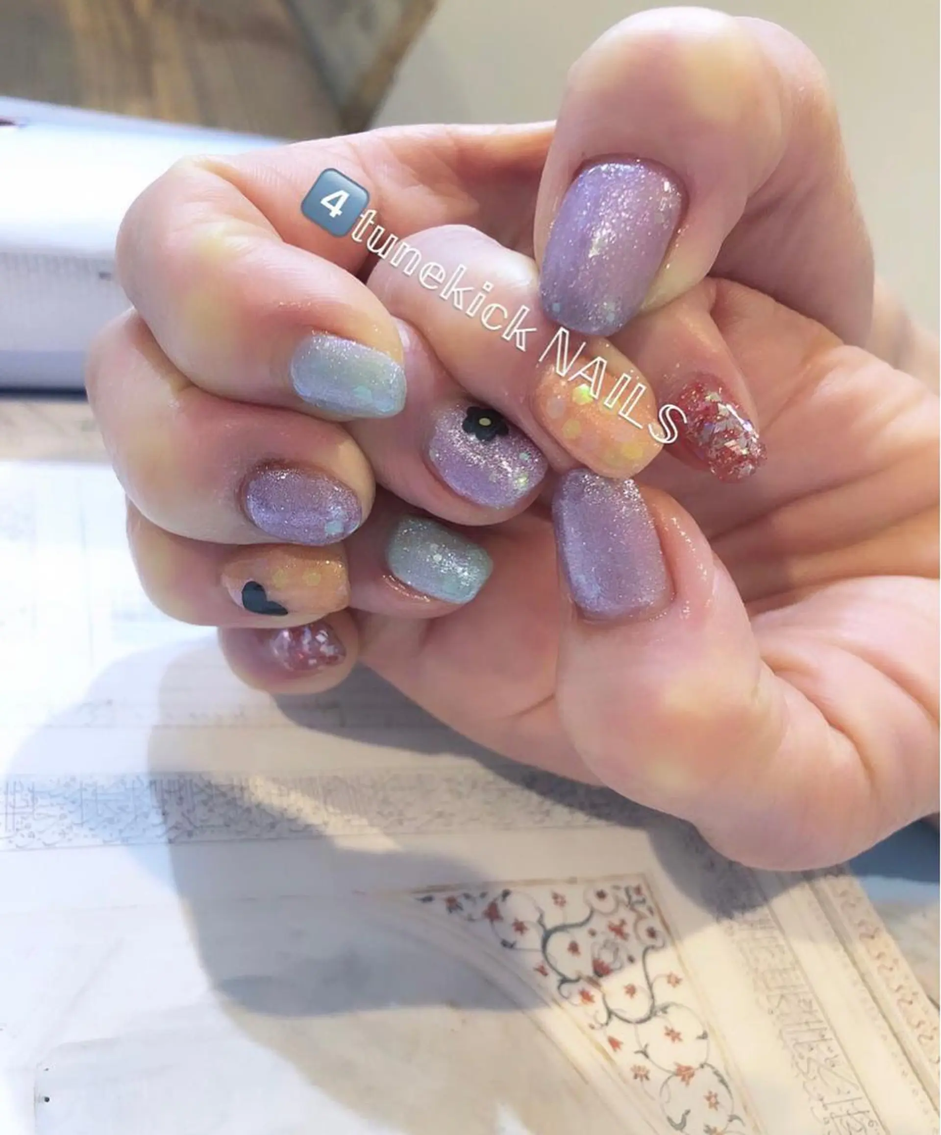ネイル 4tunekick NAILS(フォーチュンキックネイルズ)所属・光森 淳子のネイルデザイン