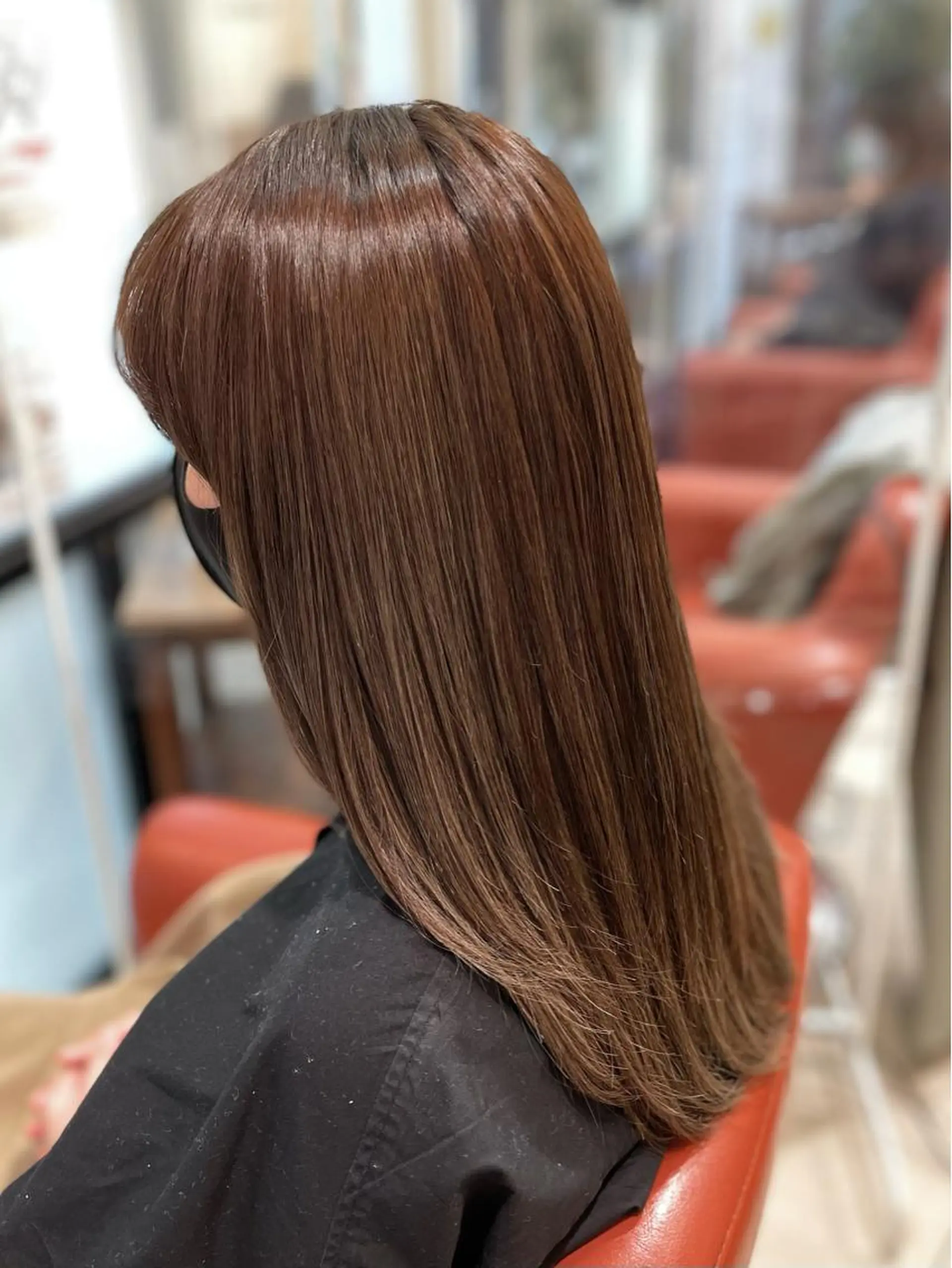 セミロング カラー 井上 武輝のヘアスタイル