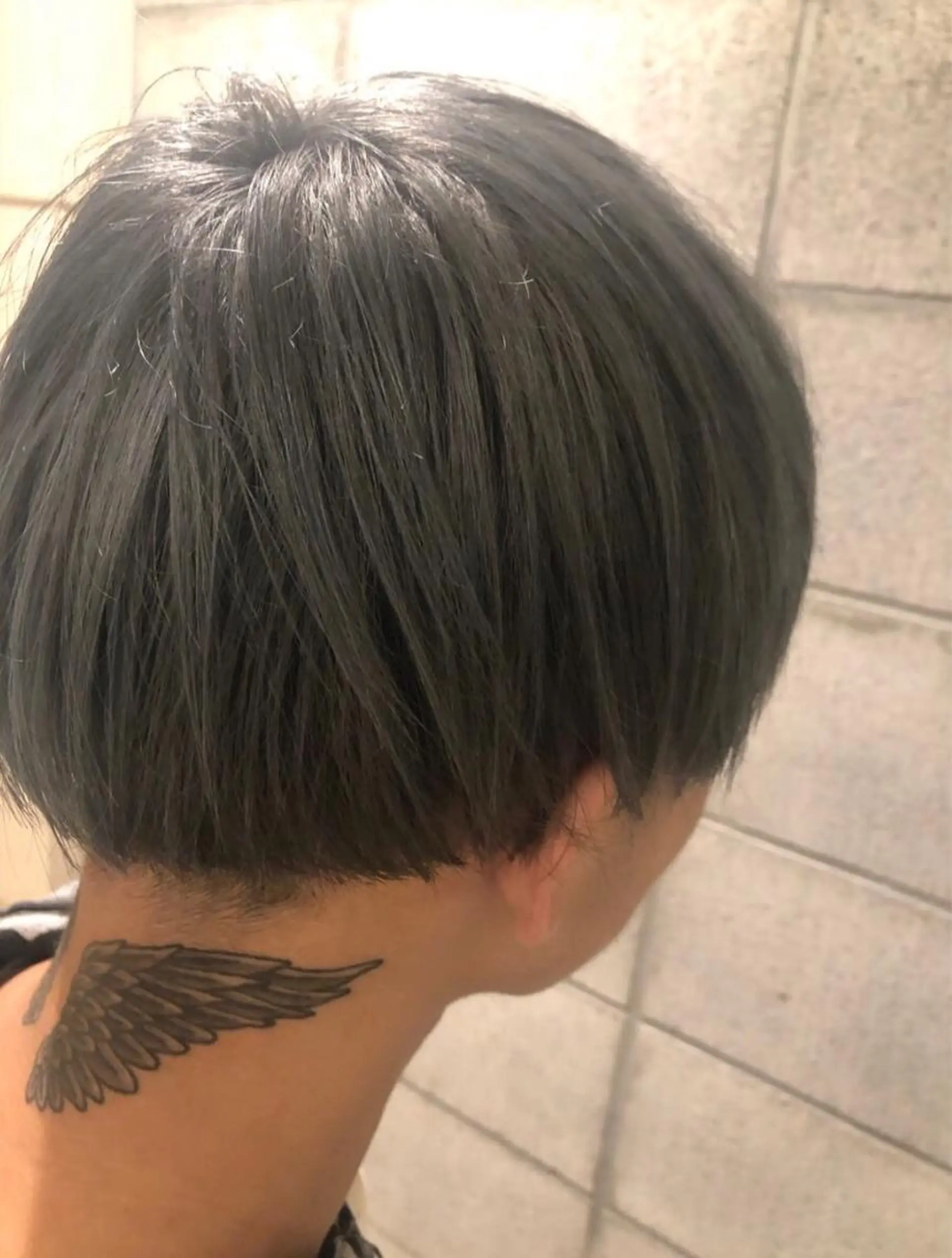 ショート メンズ メンズブリーチ カット ヘアカラー トリートメント ボブ/ミニボブ/ 立河今日子のヘアスタイル