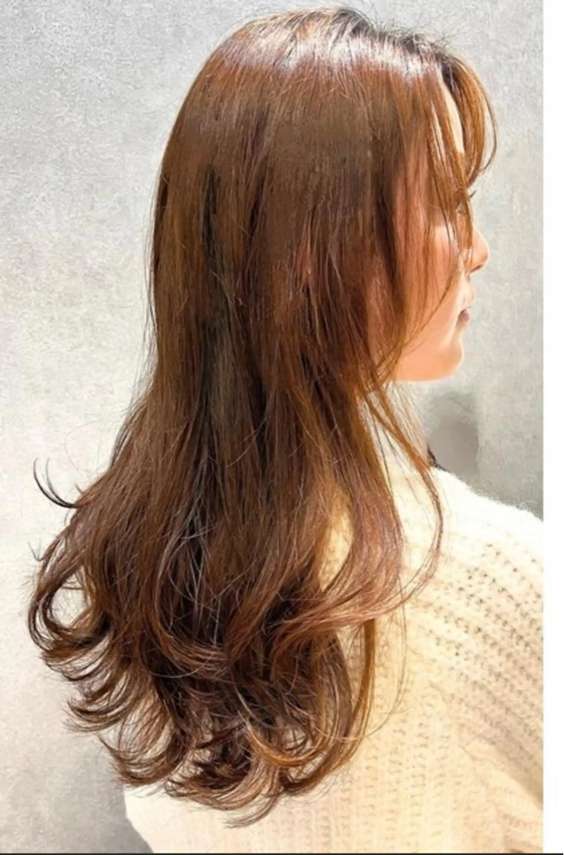 ロング パーマ デジタルパーマ 仲宗根 綾のヘアスタイル