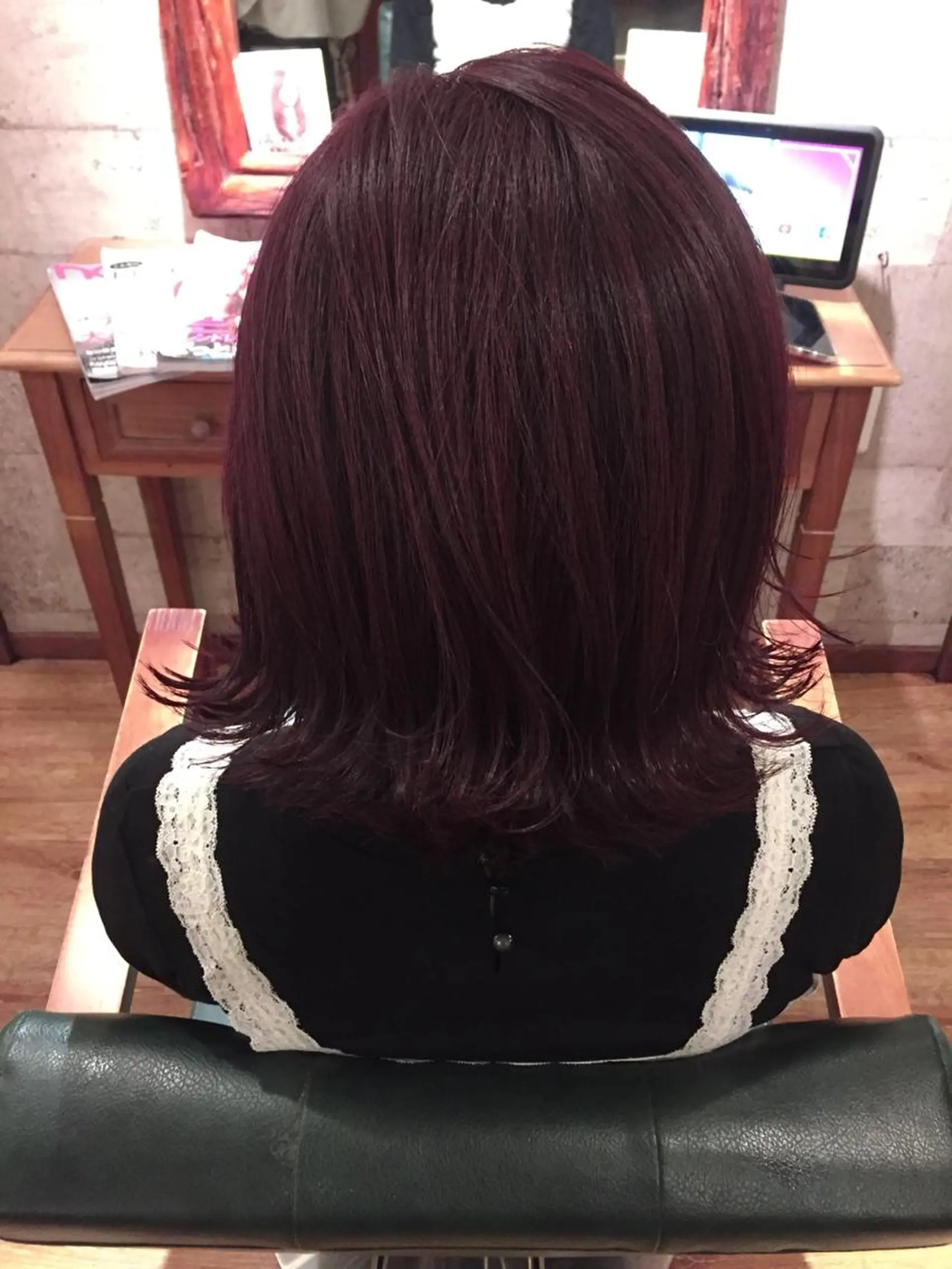 ショート カラー 切りっぱなしボブ アッシュ 透明感カラー ピンクカラー ボブ SALOWIN(サロウィン)広島並木通り所属・田村和範/似合わせ カラー/髪質改善のヘアスタイル