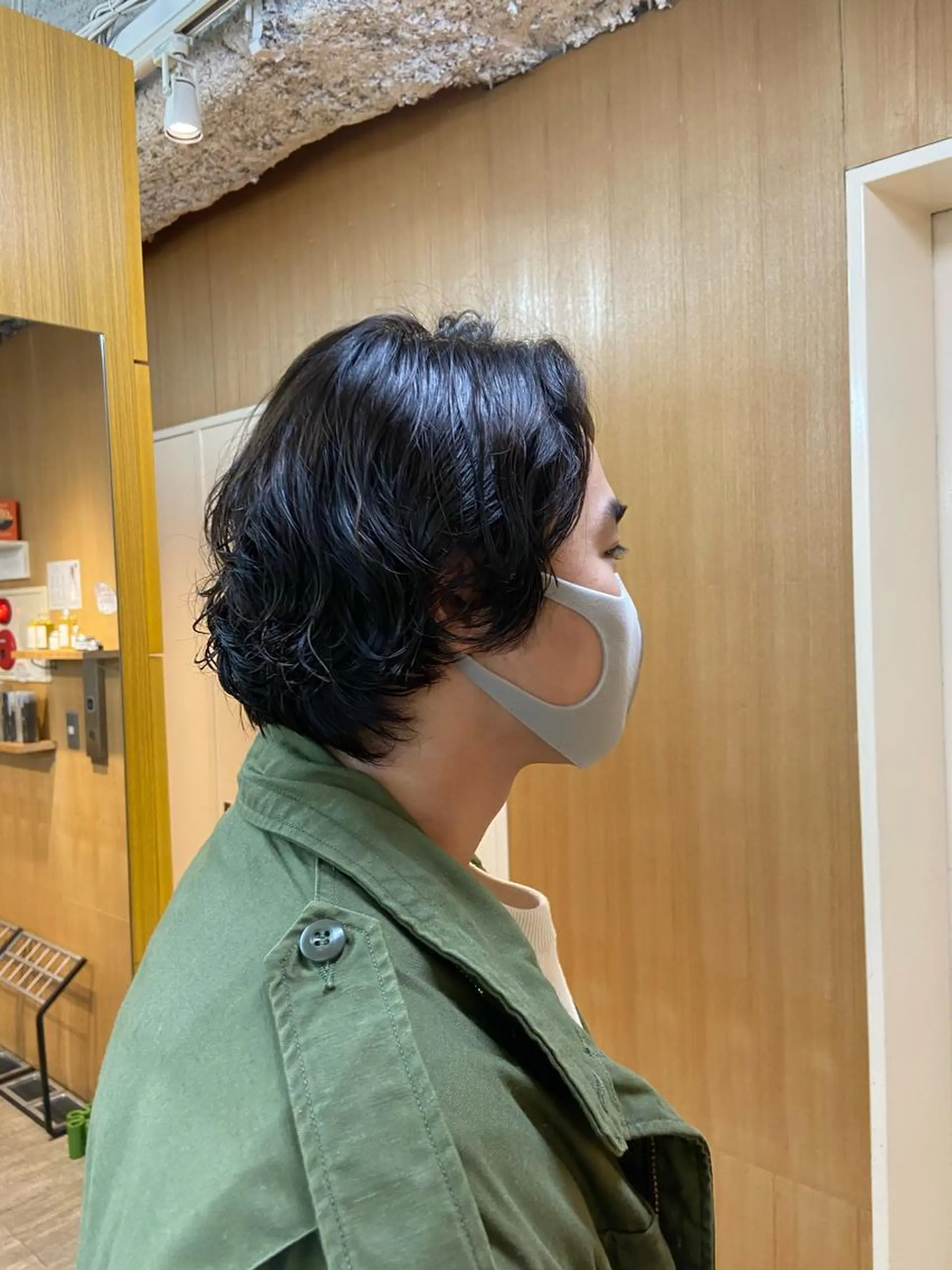 ショート パーマ 透明感カラー/ イルミナカラーヒロキのヘアスタイル