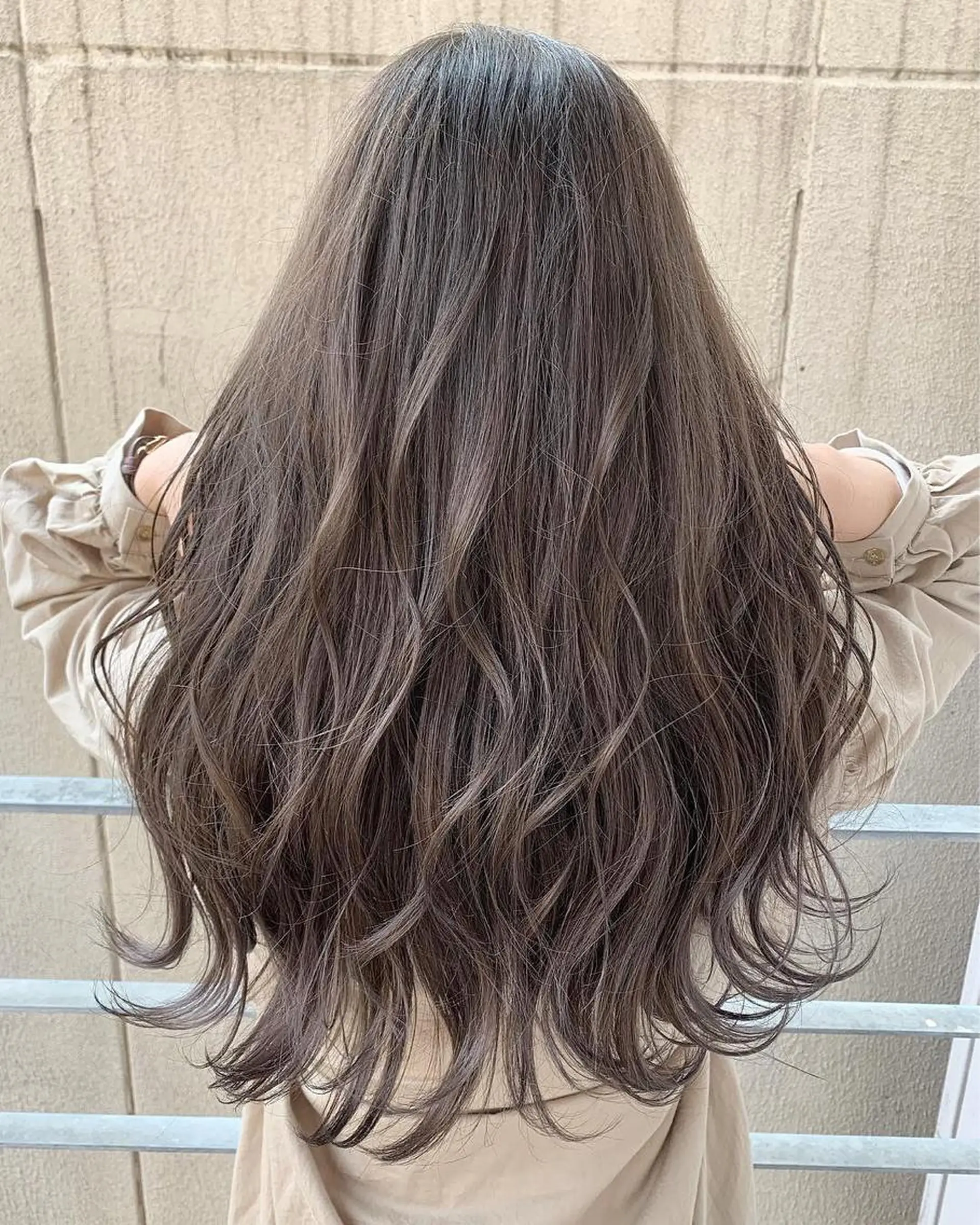 ロング カラー ヘアカラー 髪質改善will hairdesignのヘアスタイル