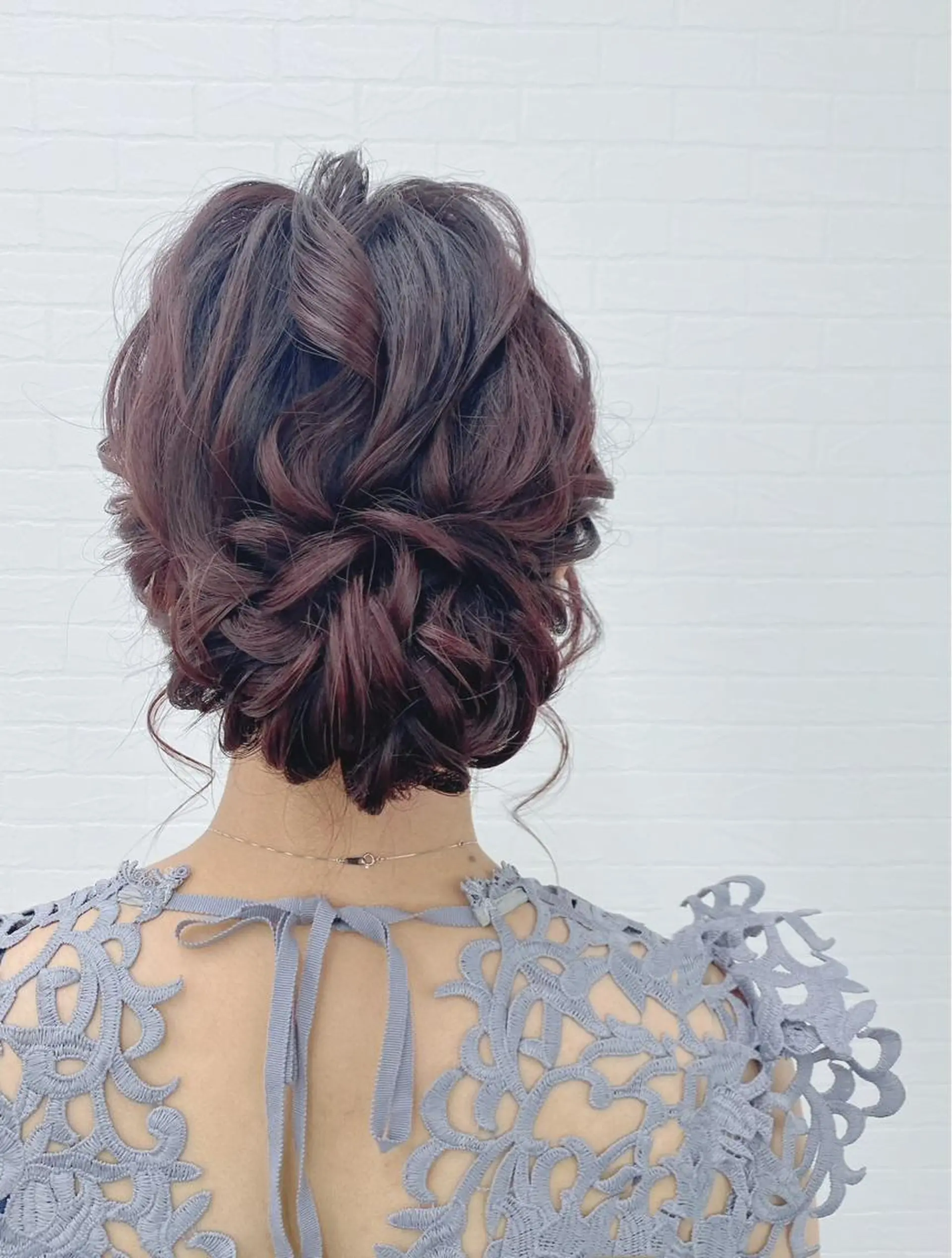 セミロング ヘアアレンジ ヘアセット GRANLUSSO 〜グランルッソ駅前店所属・木口 嘉美のヘアスタイル