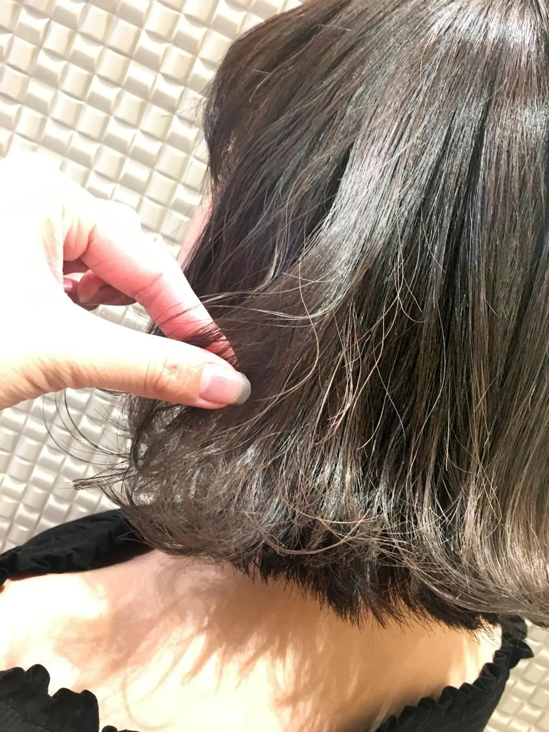 ショート カラー グレージュ scene.池袋所属・scene. haraのヘアスタイル