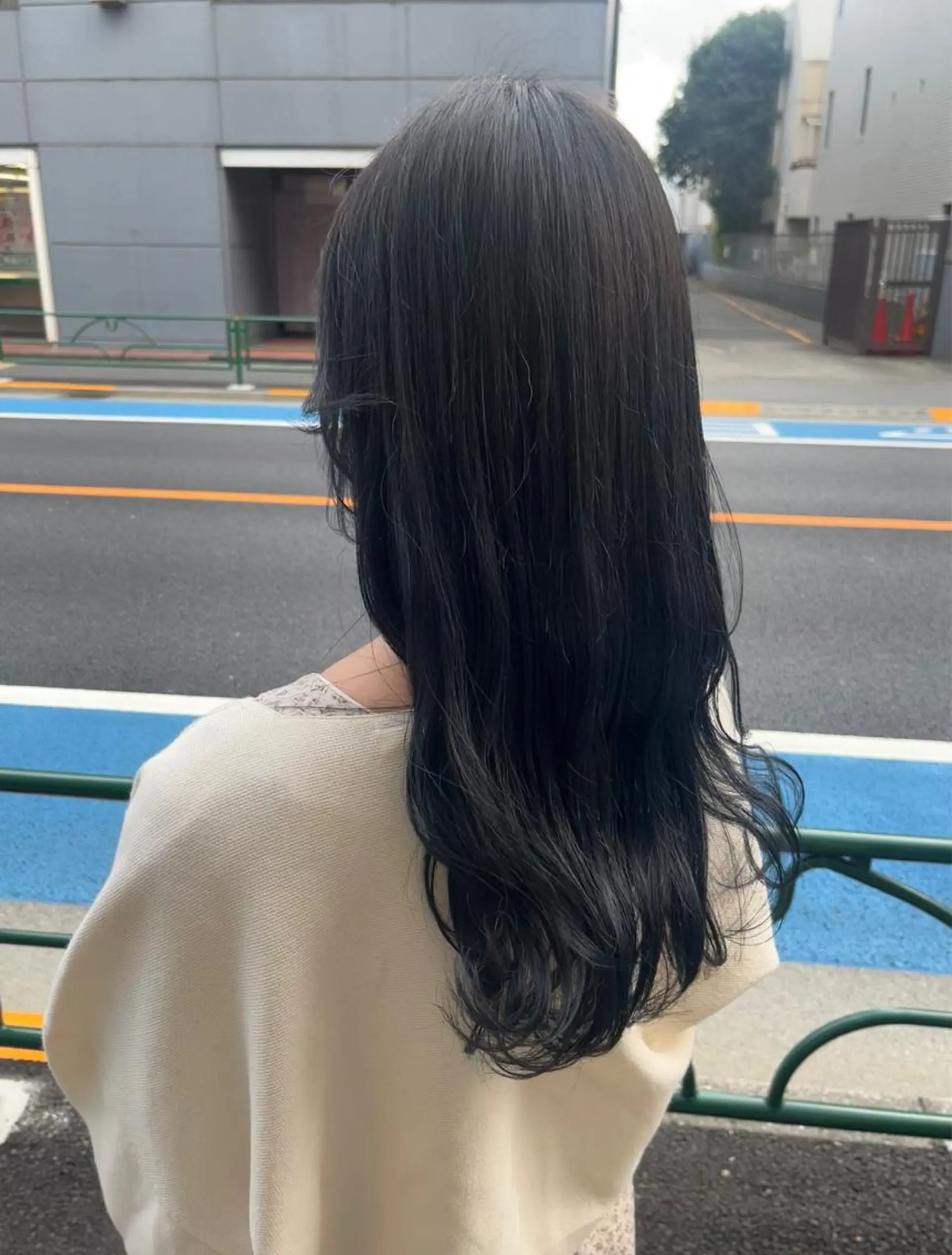 ロング カラー 艶髪/ハイトーン/ ヘアセット/モエノのヘアスタイル