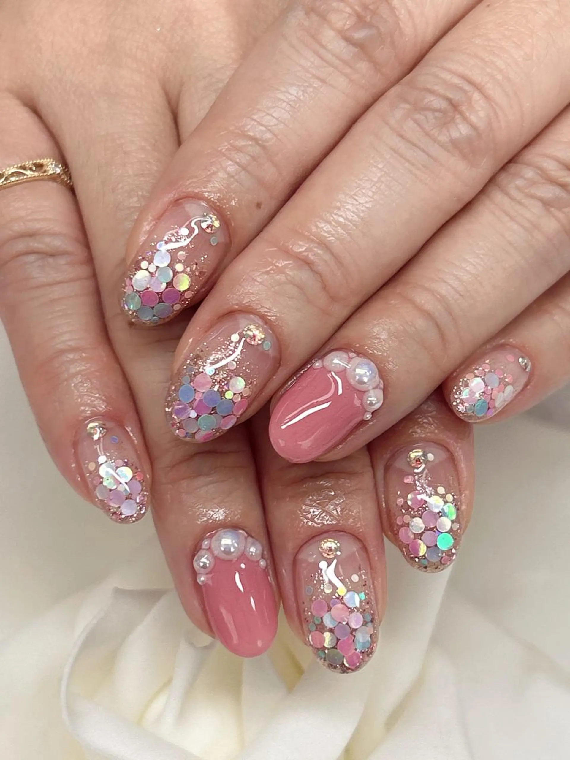 ミディアム フットネイル TAKAMATSU RINAのネイルデザイン