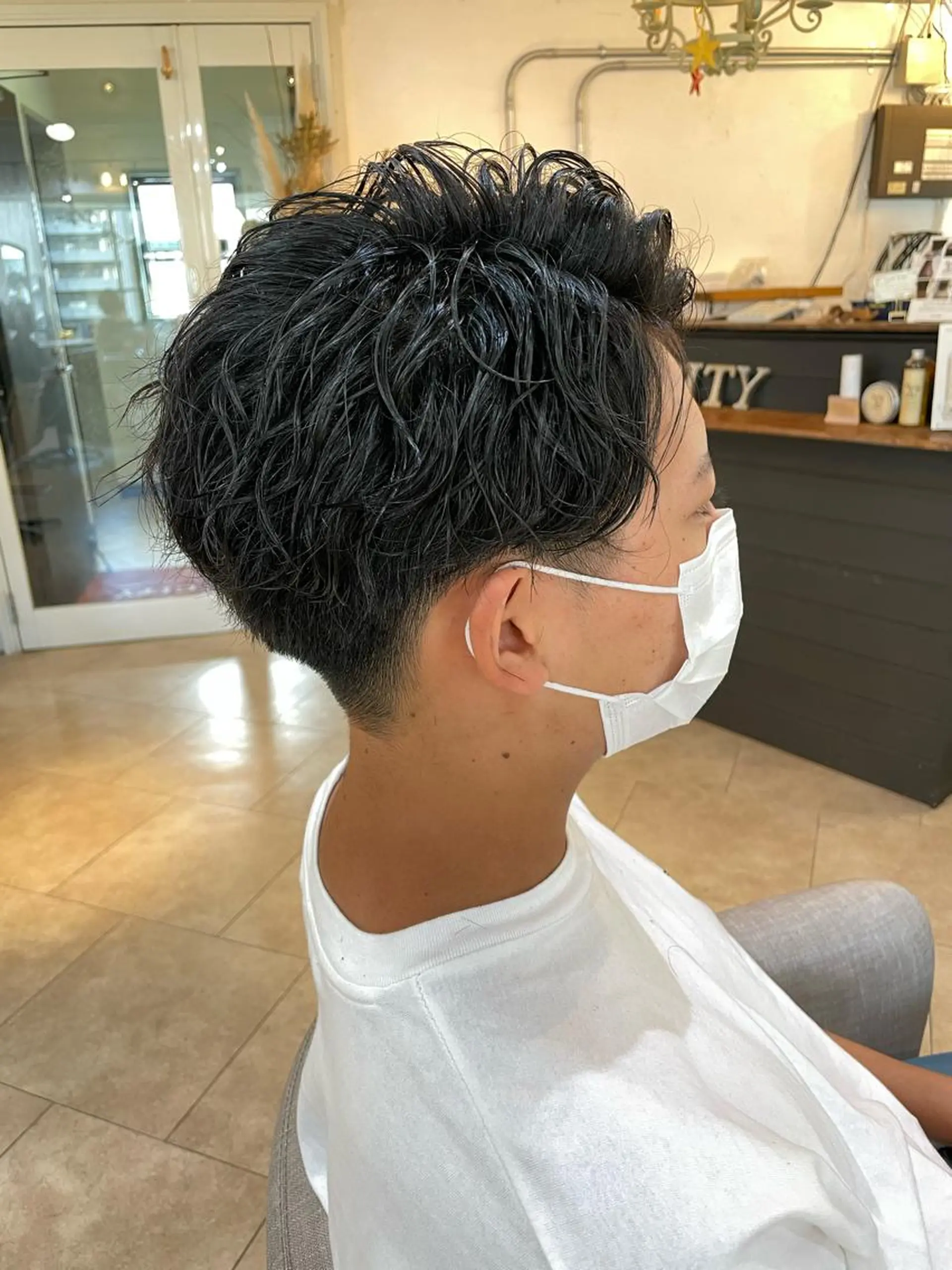 パーマ メンズ あしかが ゆいとのヘアスタイル