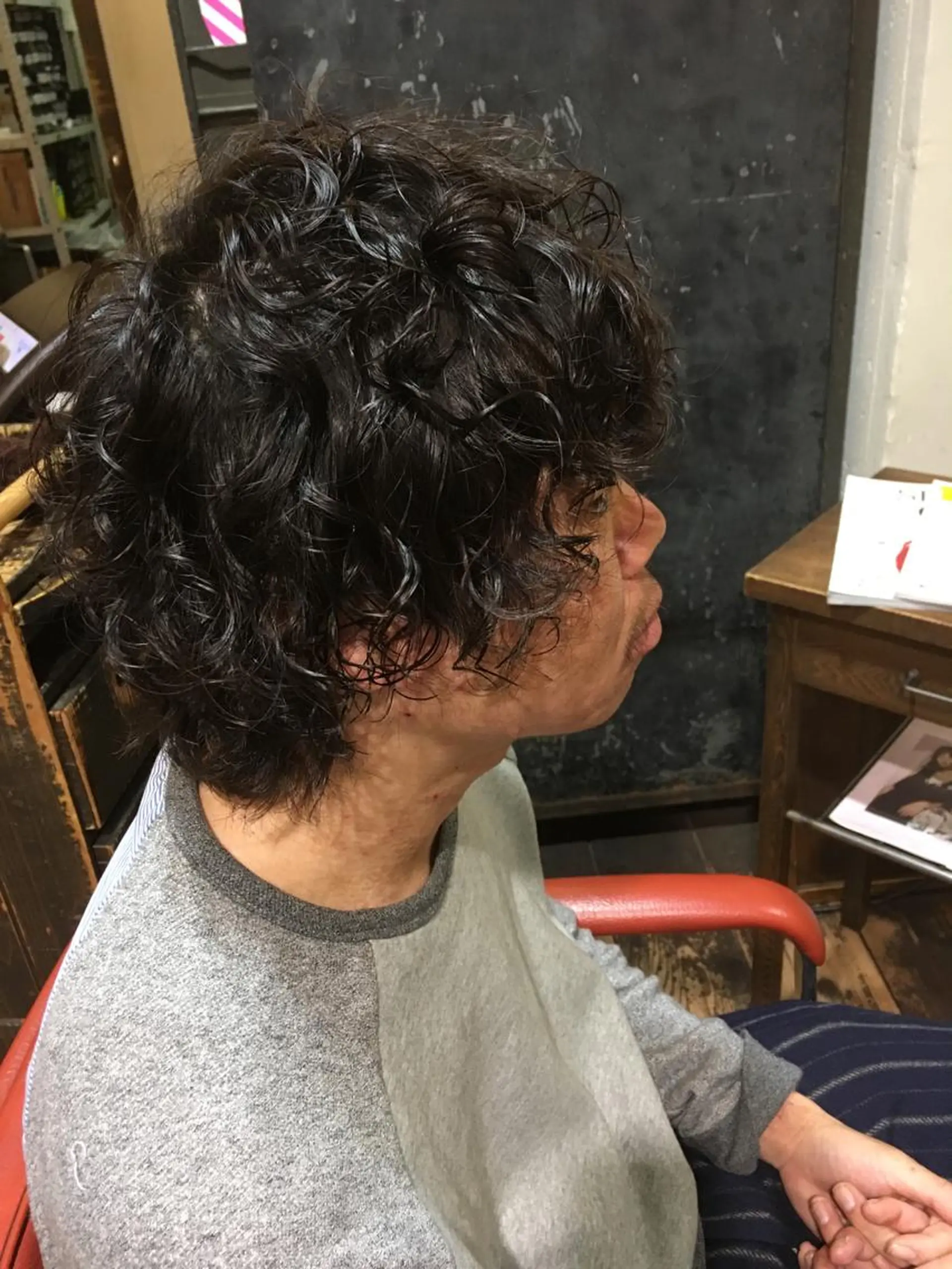 パーマ メンズ メンズパーマ florent所属・蓬莱 美穂のヘアスタイル